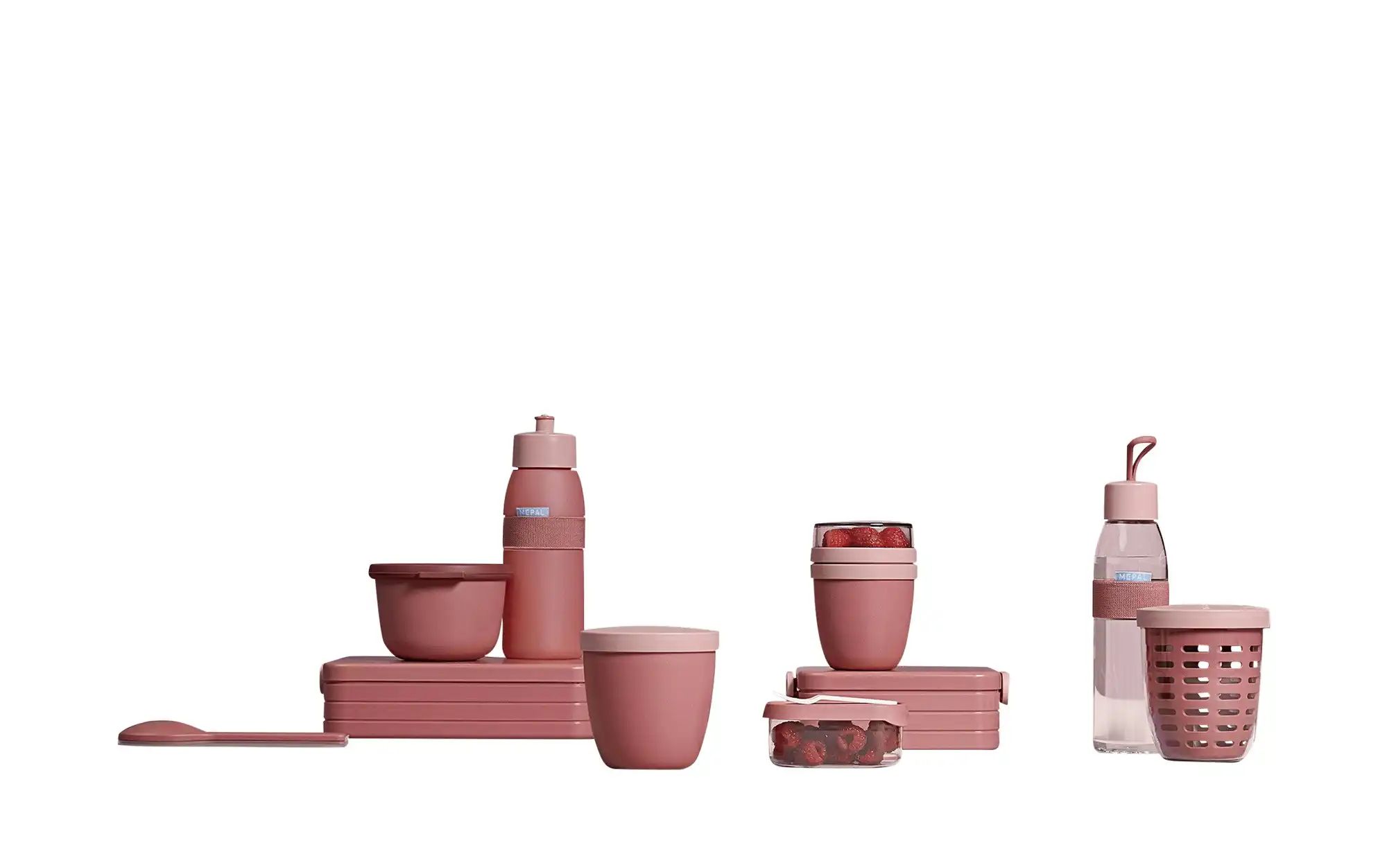 Mepal Snackpot "To Go"  Ellipse ¦ rosa/pink ¦ Kunststoff ¦ Maße (cm): H: 10 günstig online kaufen