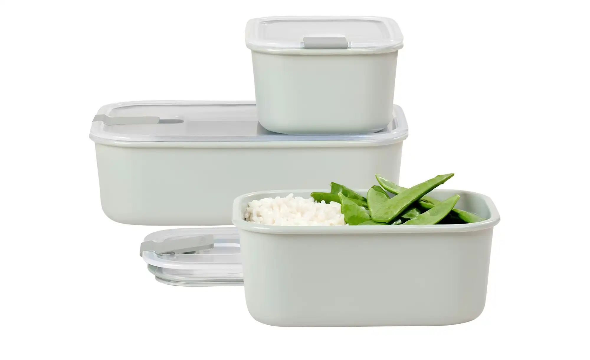 Mepal Frischhaltedosen  Easyclip ¦ weiß ¦ Glas,Kunststoff Küchenzubehör & H günstig online kaufen