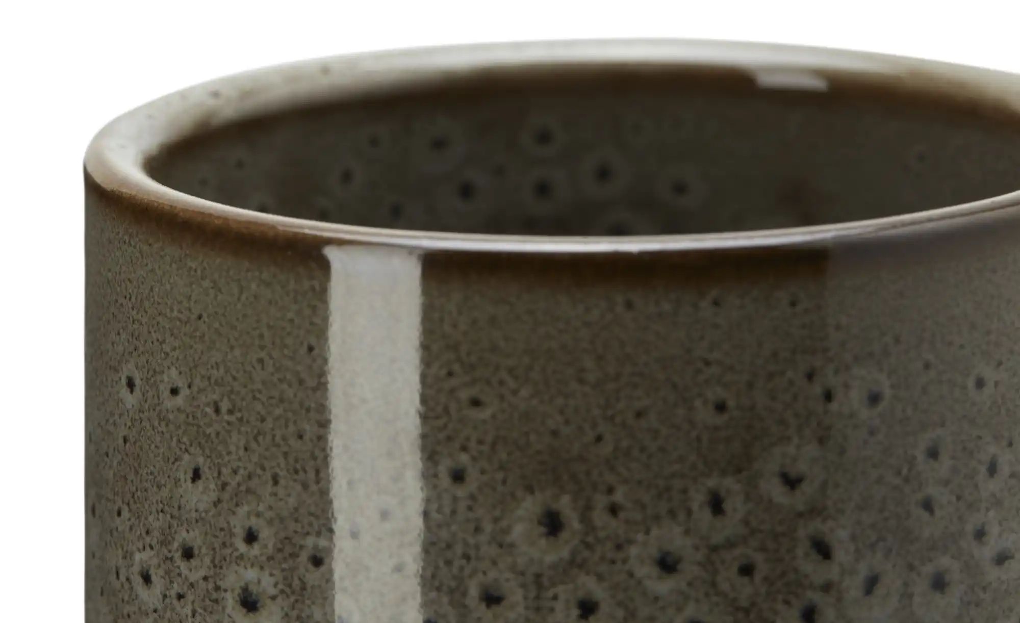 Thumbnail - Zahnputzbecher  Oviedo für Gray & Jones ¦ grau ¦ Keramik ¦ Maße (cm): H: 9,5  Ø: 7.5 Badzubehör - Höffner