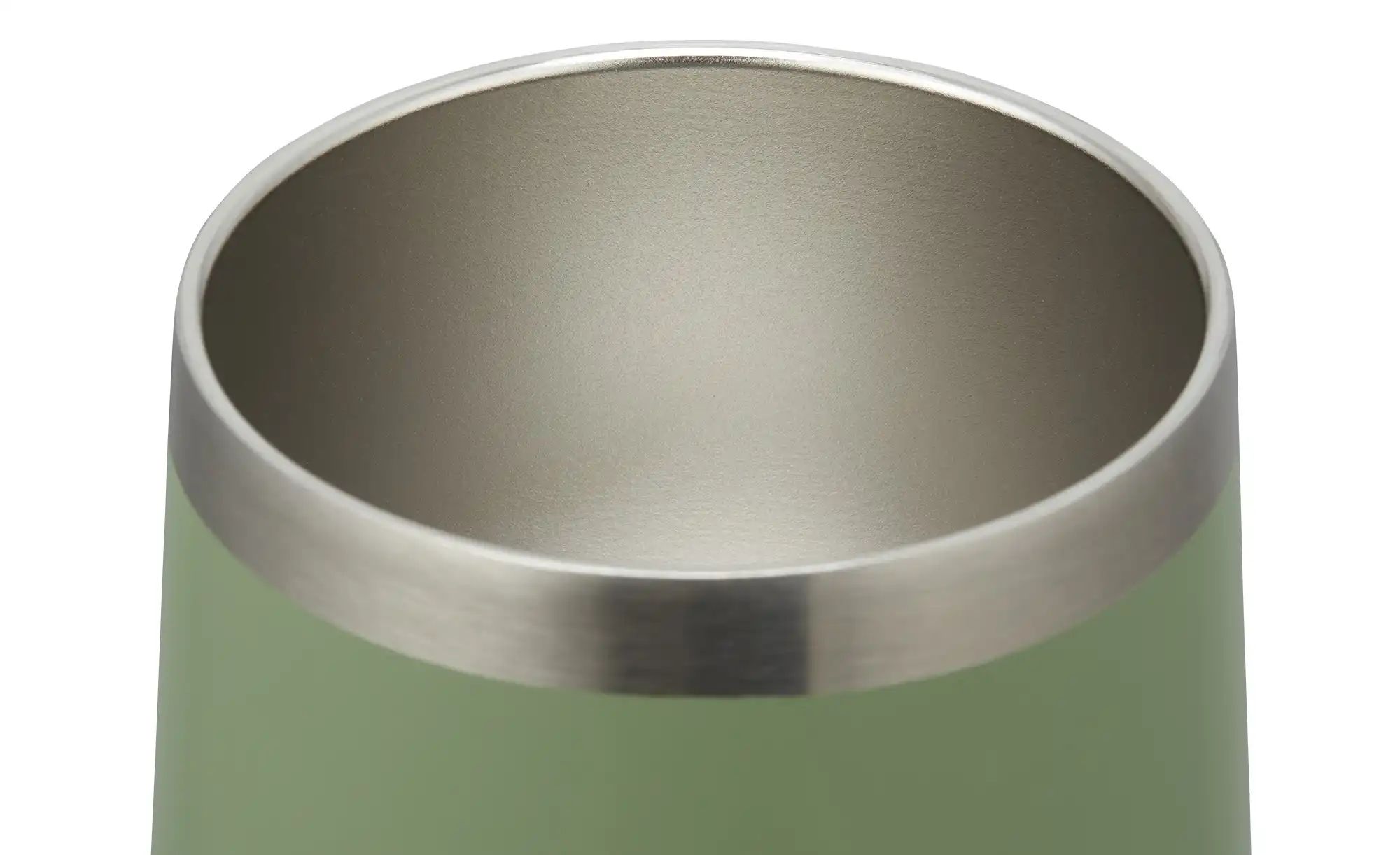 KHG Isolierbecher 350ml   ¦ grün ¦ Edelstahl ¦ Maße (cm): B: 8,5 H: 11,5 Ka günstig online kaufen