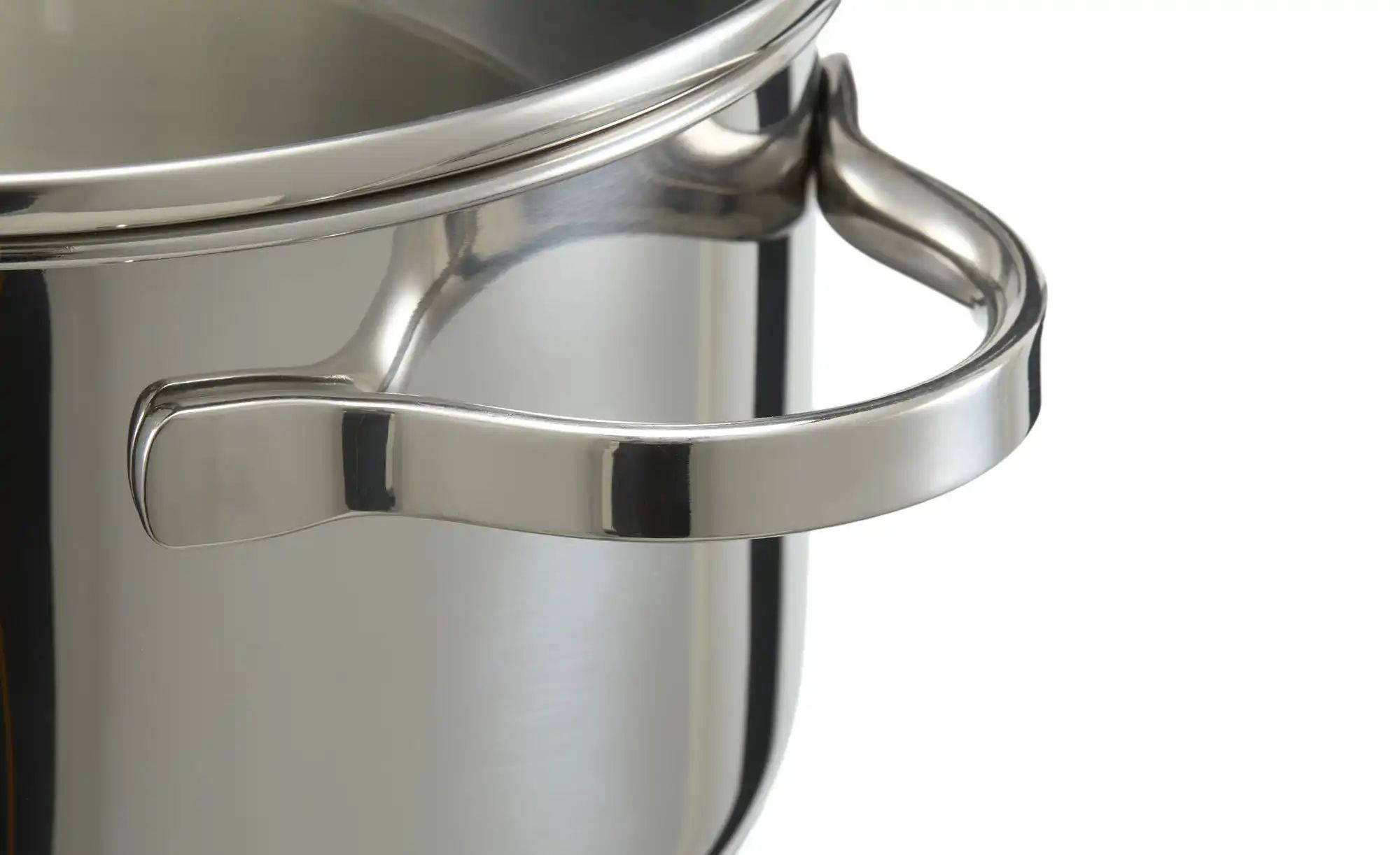 KHG Kochtopf mit Ausguß   ¦ silber ¦ Edelstahl ¦ Maße (cm): H: 9,5  Ø: 16 T günstig online kaufen