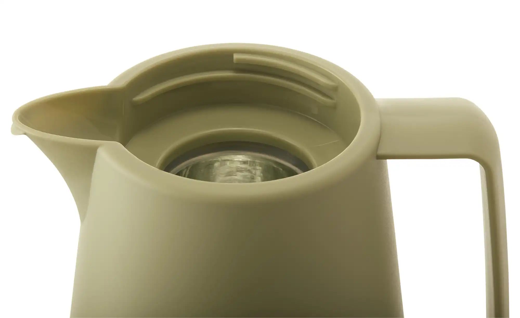 KHG Isolierkanne   ¦ grün ¦ Kunststoff,Glas,Silikon ¦ Maße (cm): H: 27  Ø: günstig online kaufen