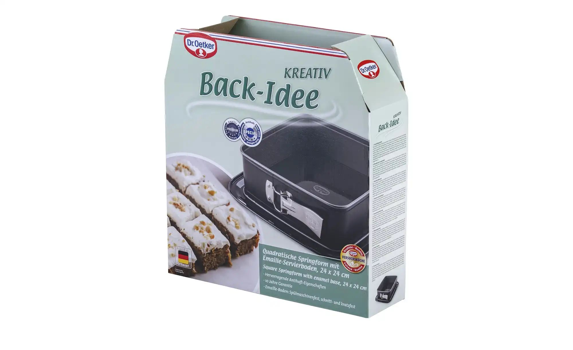 Thumbnail - Dr. Oetker Springform  Back-Idee Kreativ ¦ schwarz ¦ Stahlblech ¦ Maße (cm): B: 29 H: 12,5 Backen & Zubehör > Backformen...