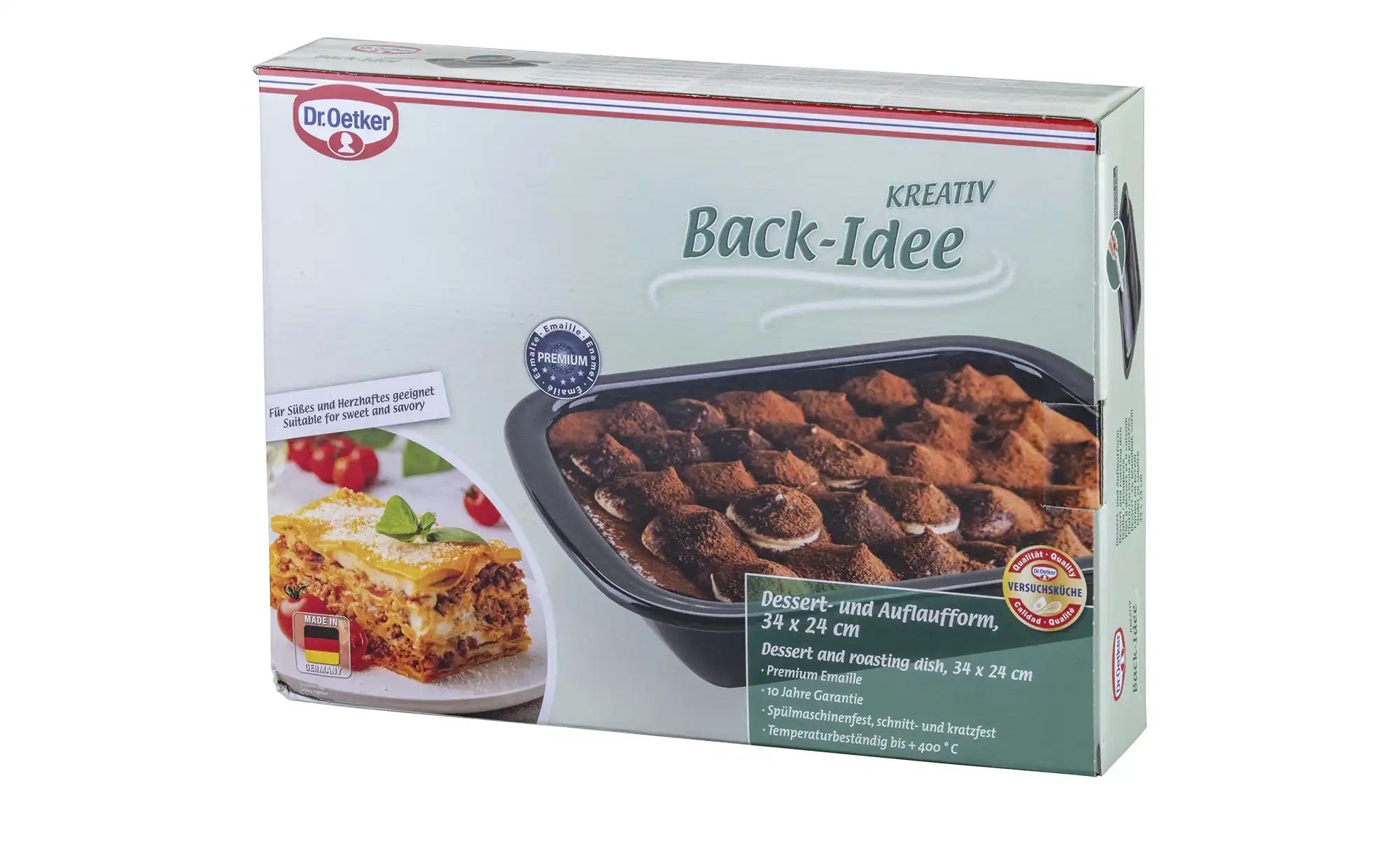 Thumbnail - Dr. Oetker Dessert- und Auflaufform Back-Idee Kreativ ¦ schwarz ¦ Stahlblech ¦ Maße (cm): B: 24 Backen & Zubehör > Back...