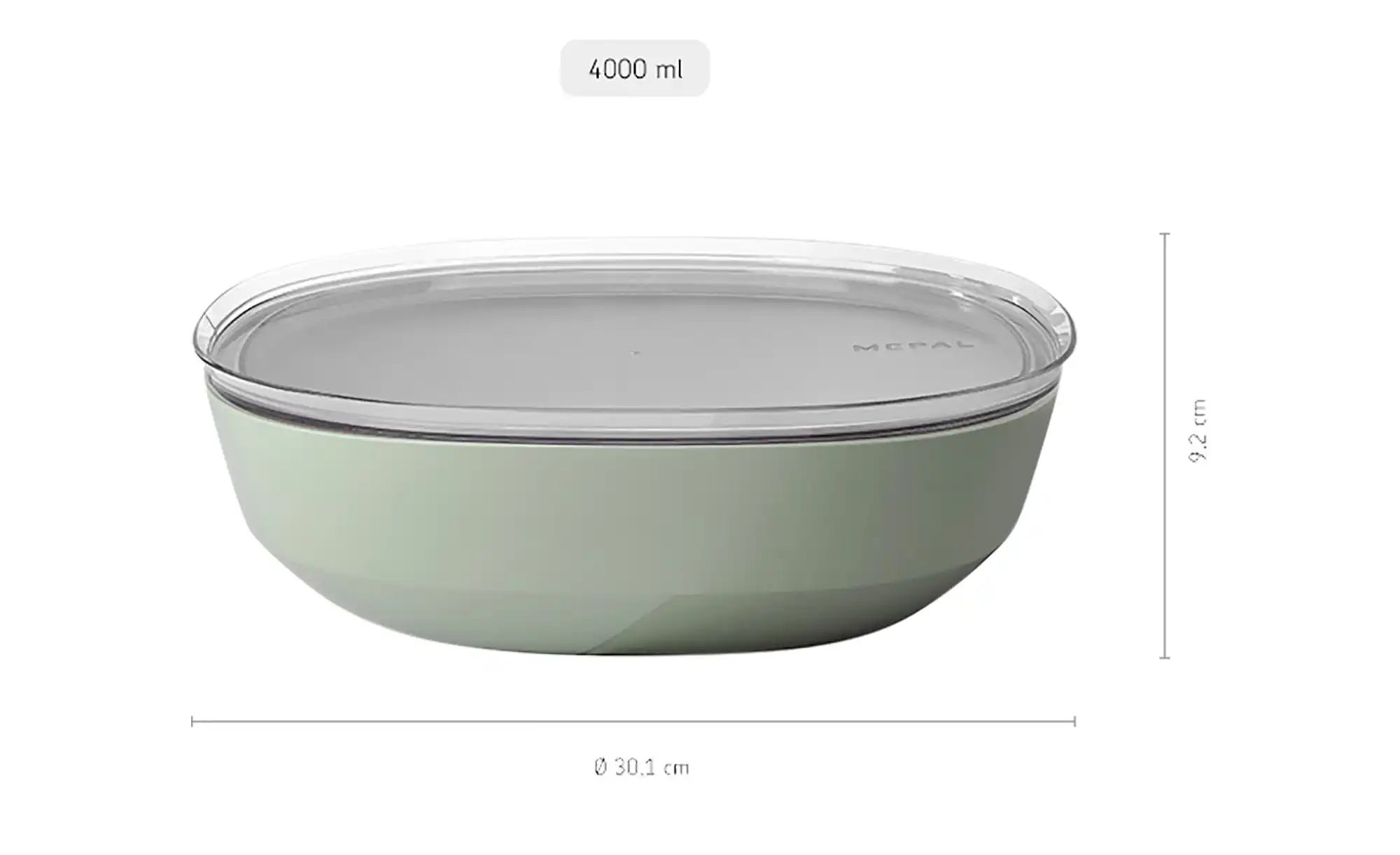 Mepal Servierschale  Silueta ¦ Kunststoff ¦ Maße (cm): H: 9,2  Ø: 30.1 Gesc günstig online kaufen