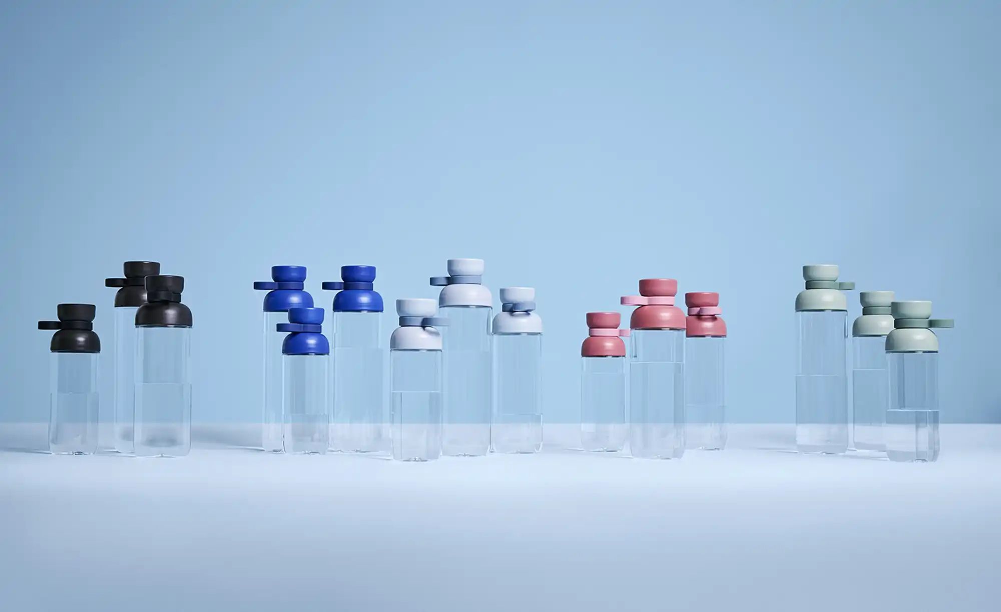 Thumbnail - Mepal Trinkflasche VITA ¦ blau ¦ Kunststoff ¦ Maße (cm): H: 27,5 Ø: 7.5 Gläser & Karaffen - Höffner