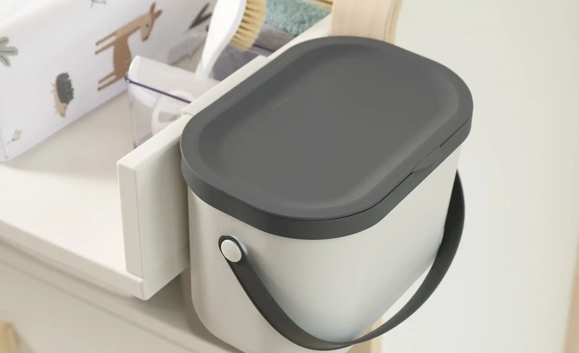 Thumbnail - Rotho Müllsystem  Albula ¦ weiß ¦ Kunststoff ¦ Maße (cm): B: 22,2 H: 17,2 T: 15.0 Küchenzubehör & Helfer > Abfallbehälte...