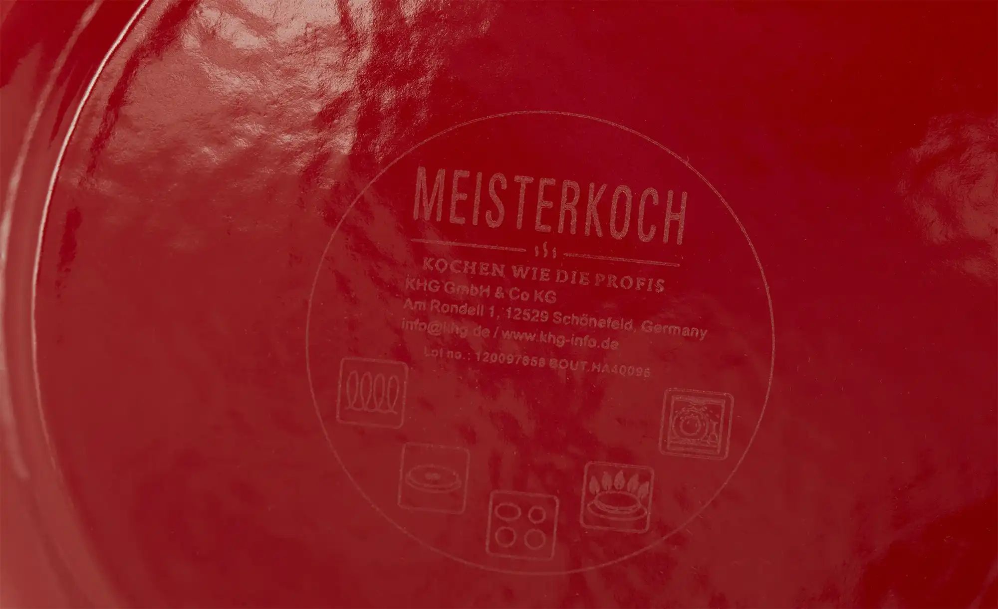 Meisterkoch Topf  OPUS ¦ orange ¦ Gußeisen ¦ Maße (cm): H: 10  Ø: 20 Töpfe günstig online kaufen