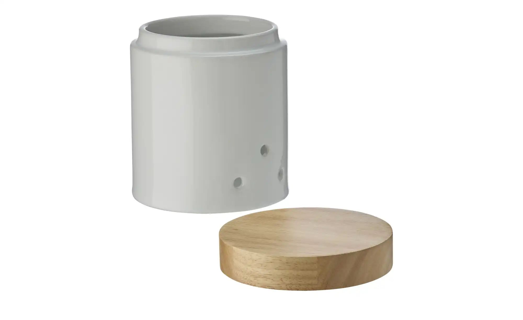 Thumbnail - KHG Aufbewahrungsdose ¦ weiß ¦ Steinzeug/Steingut ¦ Maße (cm): H: 17,8 Ø: 15 Küchenzubehör & Helfer > Küchenhelfer - ...