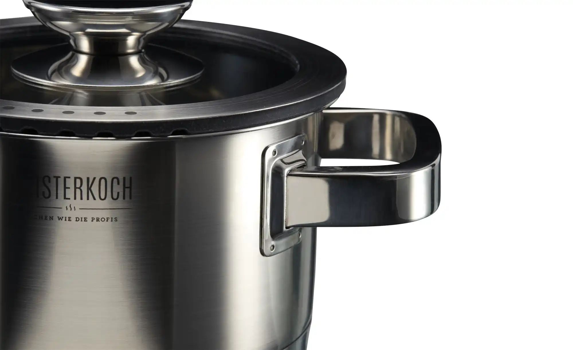 Meisterkoch Kochtopf  TRIBUS ¦ silber ¦ Edelstahl ¦ Maße (cm): H: 9,5  Ø: 1 günstig online kaufen