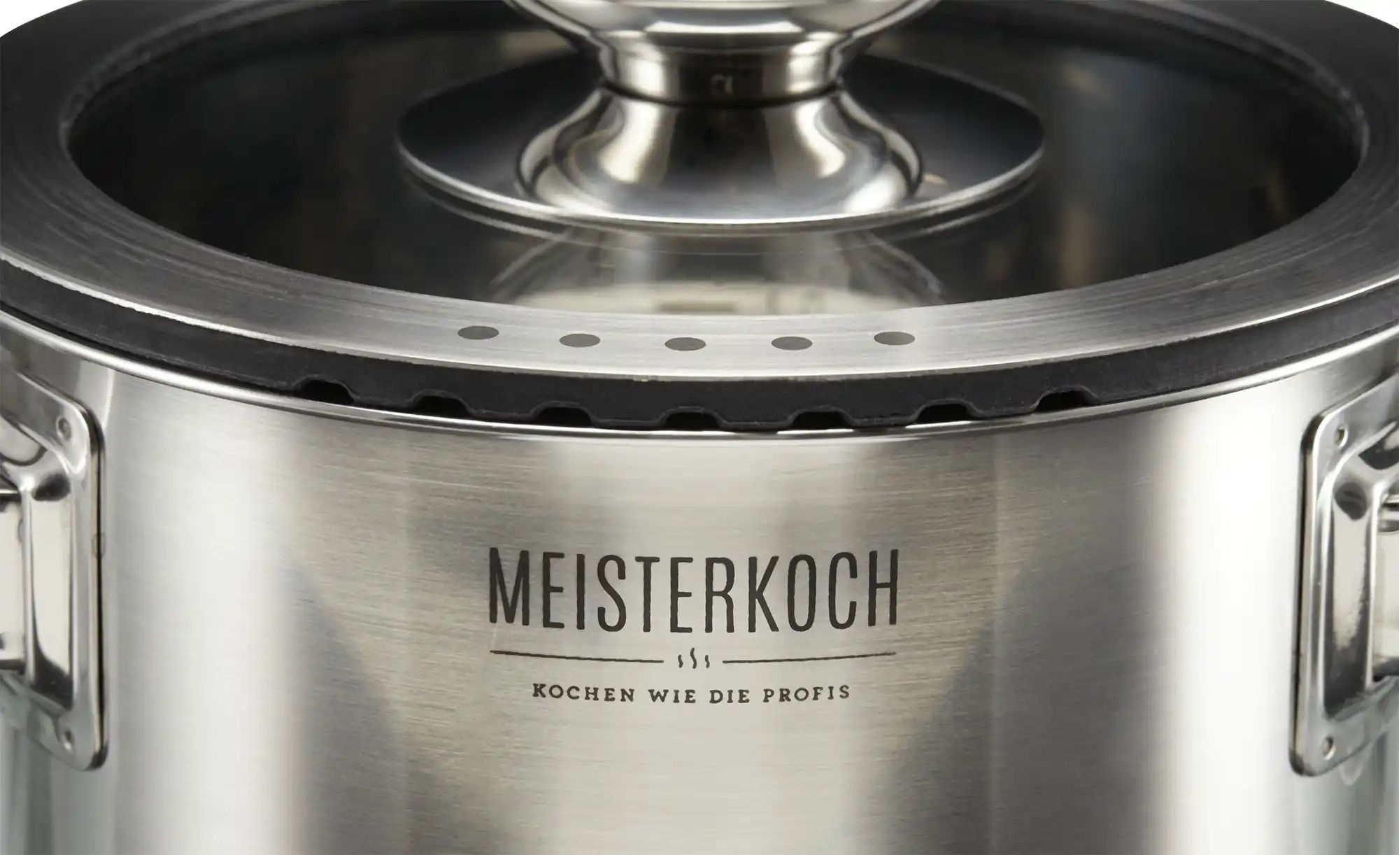 Thumbnail - Meisterkoch Kochtopf TRIBUS ¦ silber ¦ Edelstahl ¦ Maße (cm): H: 9,5 Ø: 16 Töpfe & Pfannen & Zubehör > Töpfe - Höffner