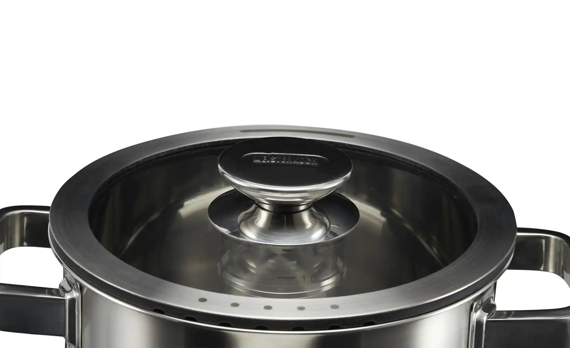 Meisterkoch Kochtopf  TRIBUS ¦ silber ¦ Edelstahl ¦ Maße (cm): H: 11,5  Ø: günstig online kaufen