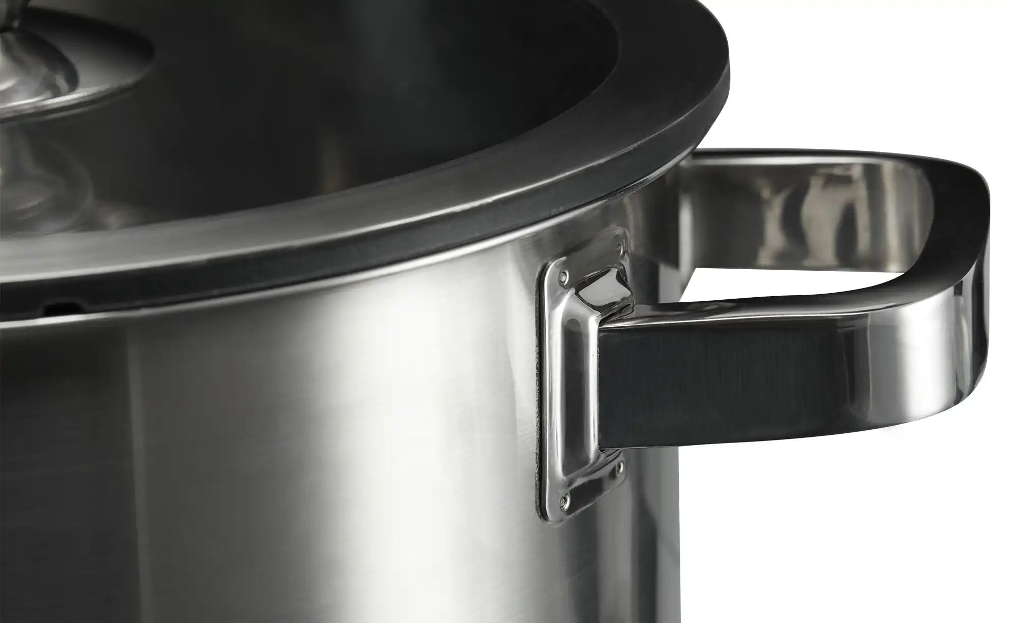 Meisterkoch Kochtopf  TRIBUS ¦ silber ¦ Edelstahl ¦ Maße (cm): H: 13,5  Ø: günstig online kaufen