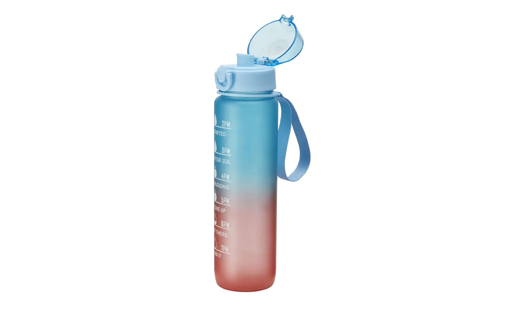 Trinkflasche   ¦ mehrfarbig ¦ Kunststoff ¦ Maße (cm): B: 7,8 H: 7,8 T: 28.0 günstig online kaufen