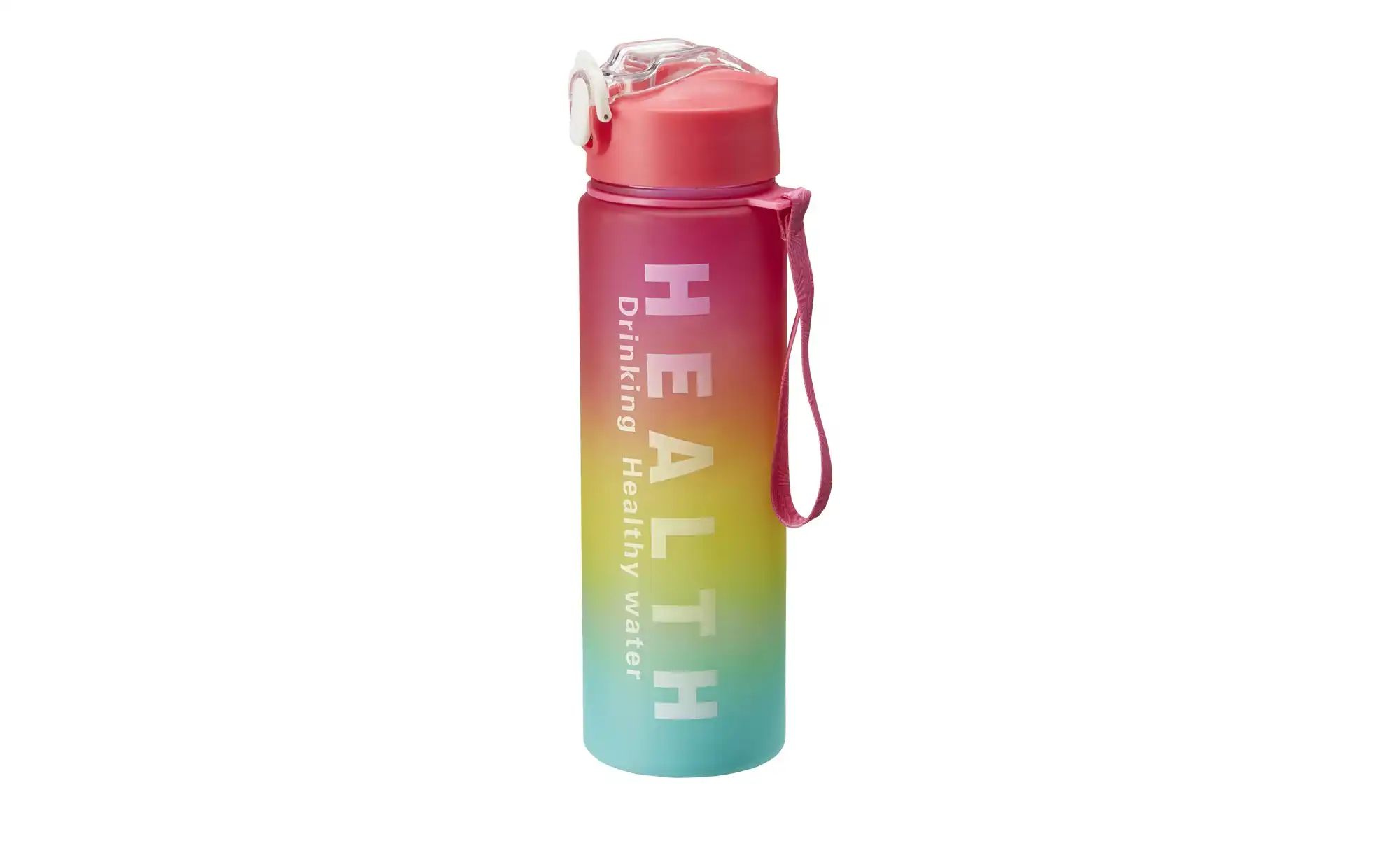 Trinkflasche   ¦ mehrfarbig ¦ Kunststoff ¦ Maße (cm): B: 6,8 H: 6,8 T: 25.0 günstig online kaufen