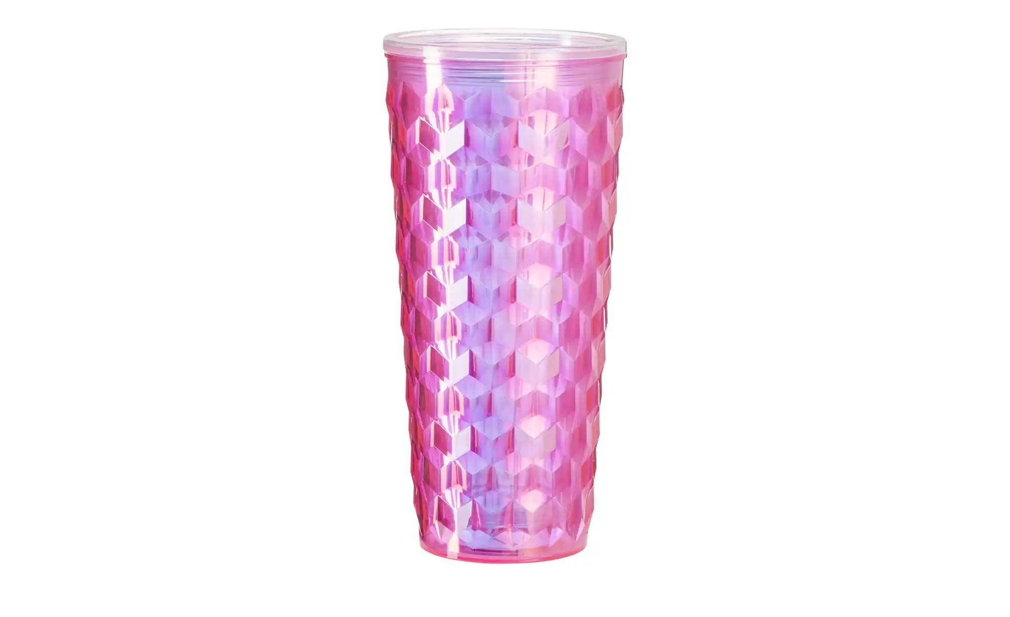 Thumbnail - KHG Trinkbecher   ¦ rosa/pink ¦ Kunststoff ¦ Maße (cm): B: 6,5 H: 20,5 T: 10.5 Gläser & Karaffen - Höffner