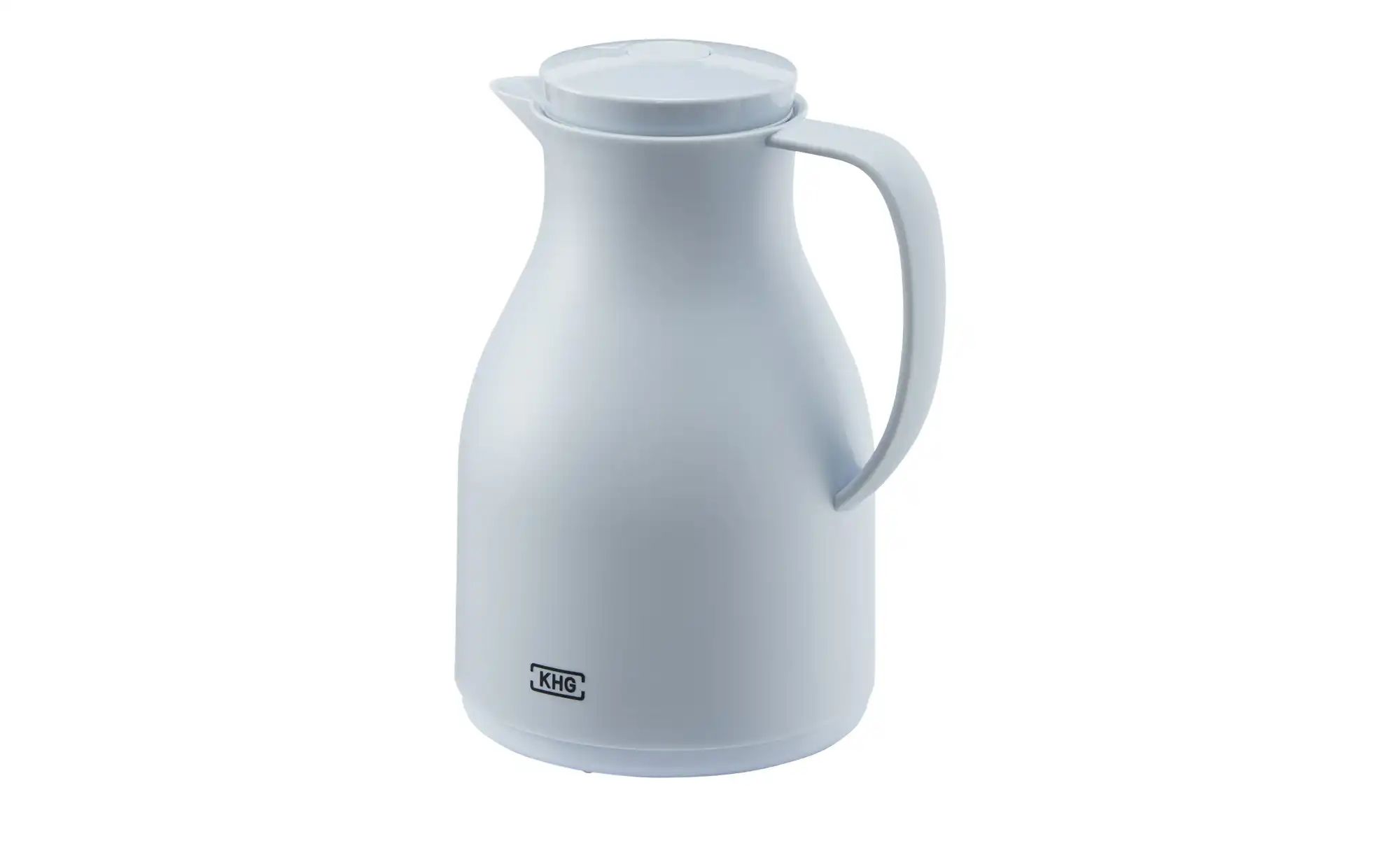 Thumbnail - KHG Isolierkanne 1 l  Anton ¦ blau ¦ Kunststoff,Glas ¦ Maße (cm): H: 24  Ø: 14 Kaffee & Tee > Kaffee- & Isolierkannen - ...