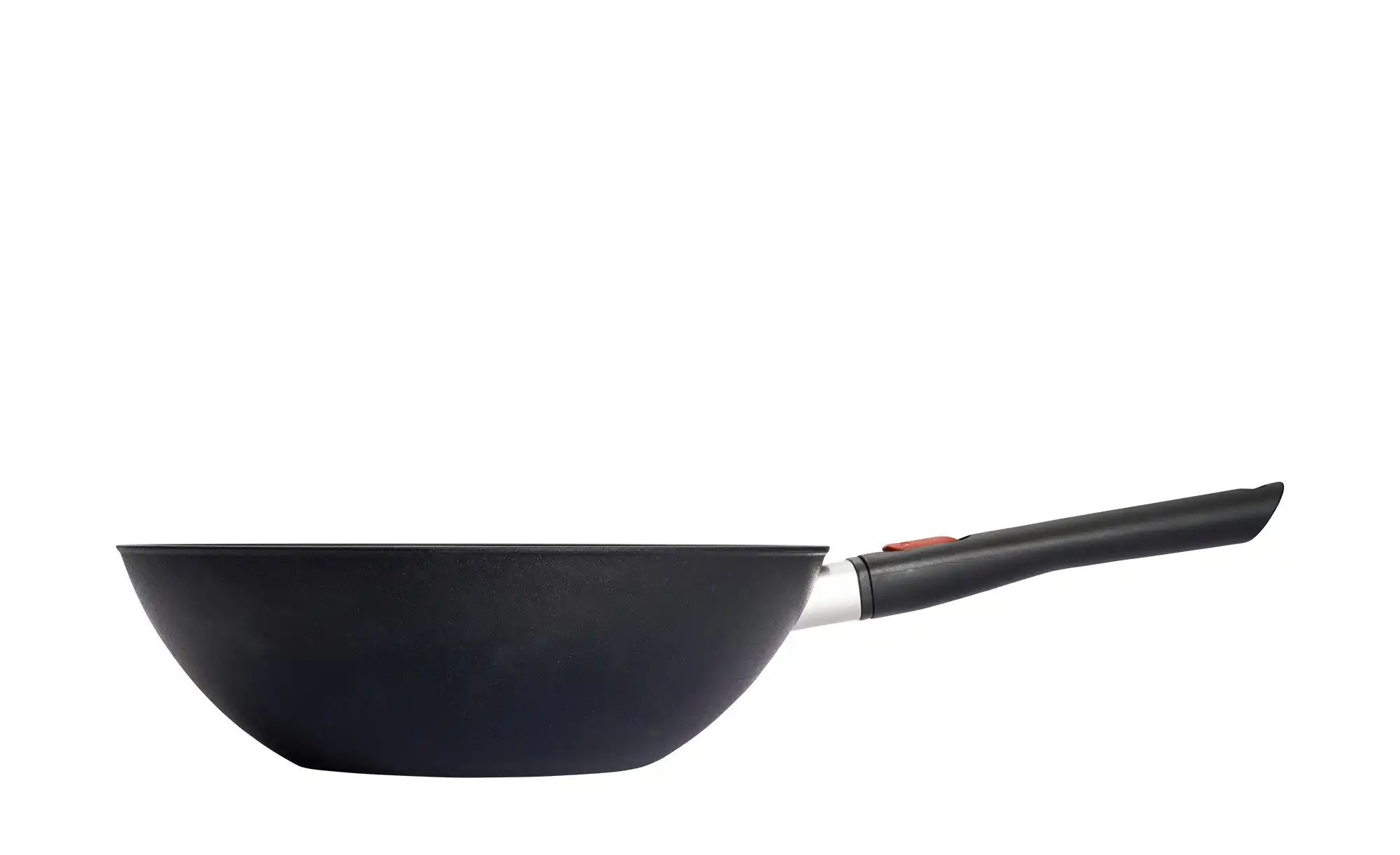 WOLL Wok Ø 30 cm ¦ schwarz ¦ Aluminium ¦ Maße (cm): H: 10  Ø: 30 Töpfe & Pf günstig online kaufen