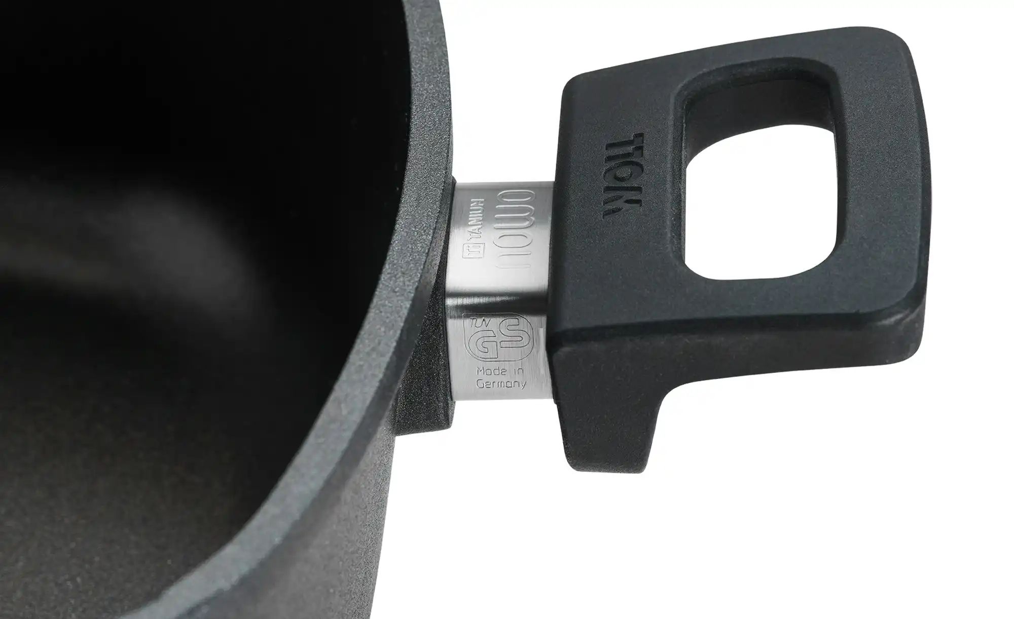 WOLL Guss-Kasserolle Ø 32 cm Nowo Titanium ¦ schwarz ¦ Aluminium-Guss ¦ Maß günstig online kaufen