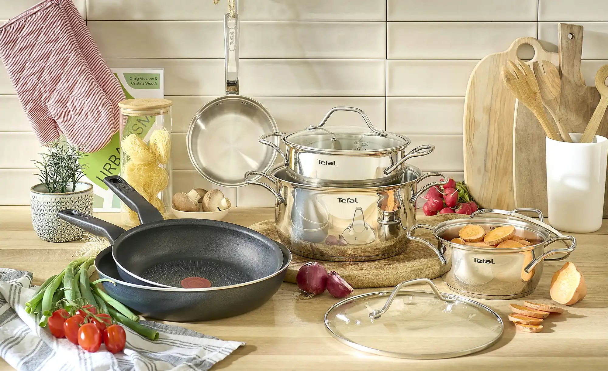 Tefal Topfset  Intuition ¦ silber ¦ Edelstahl Töpfe & Pfannen & Zubehör > T günstig online kaufen