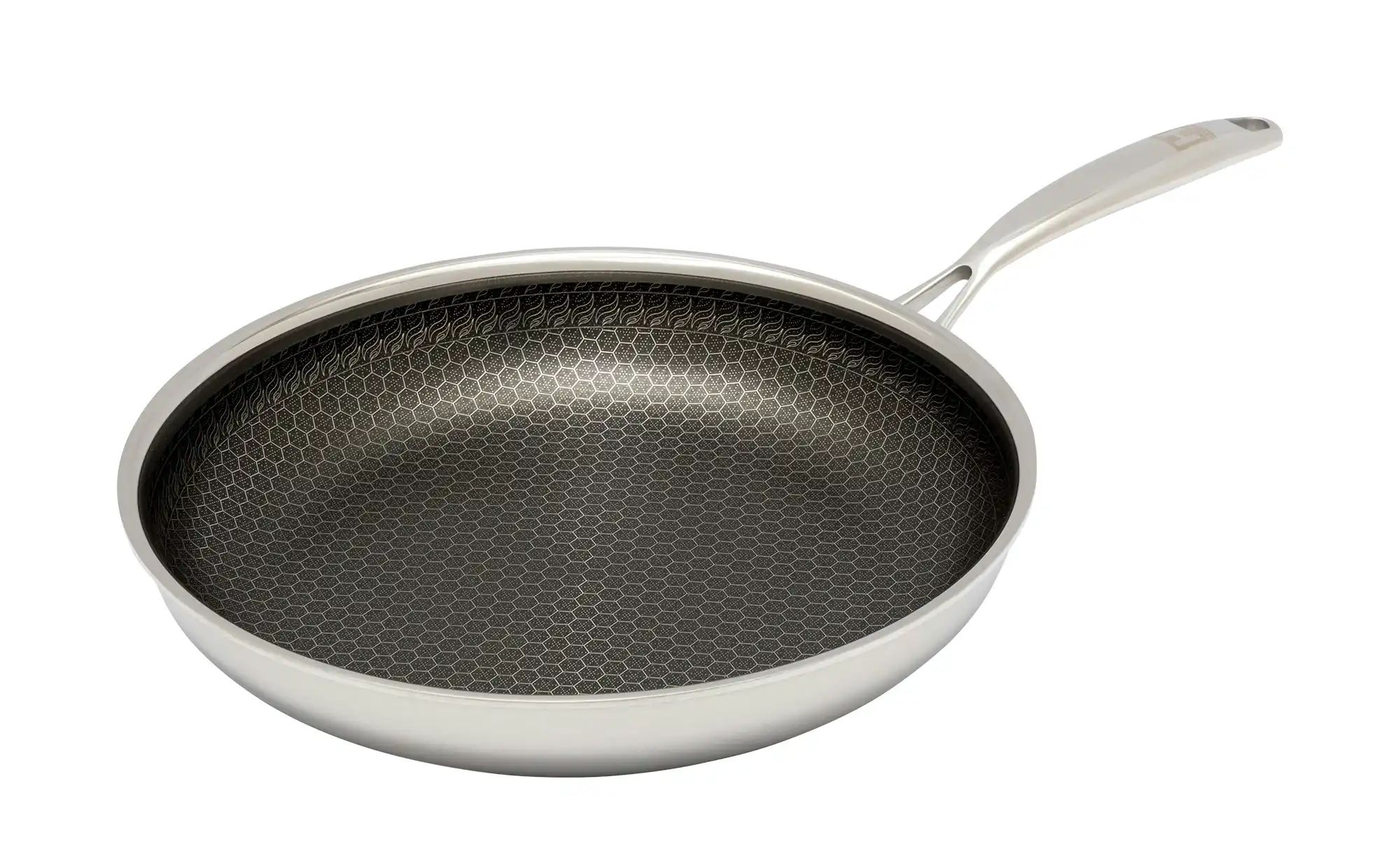 Hensslers Bratpfanne   ¦ silber ¦ Edelstahl Ø: 28 Töpfe & Pfannen & Zubehör günstig online kaufen