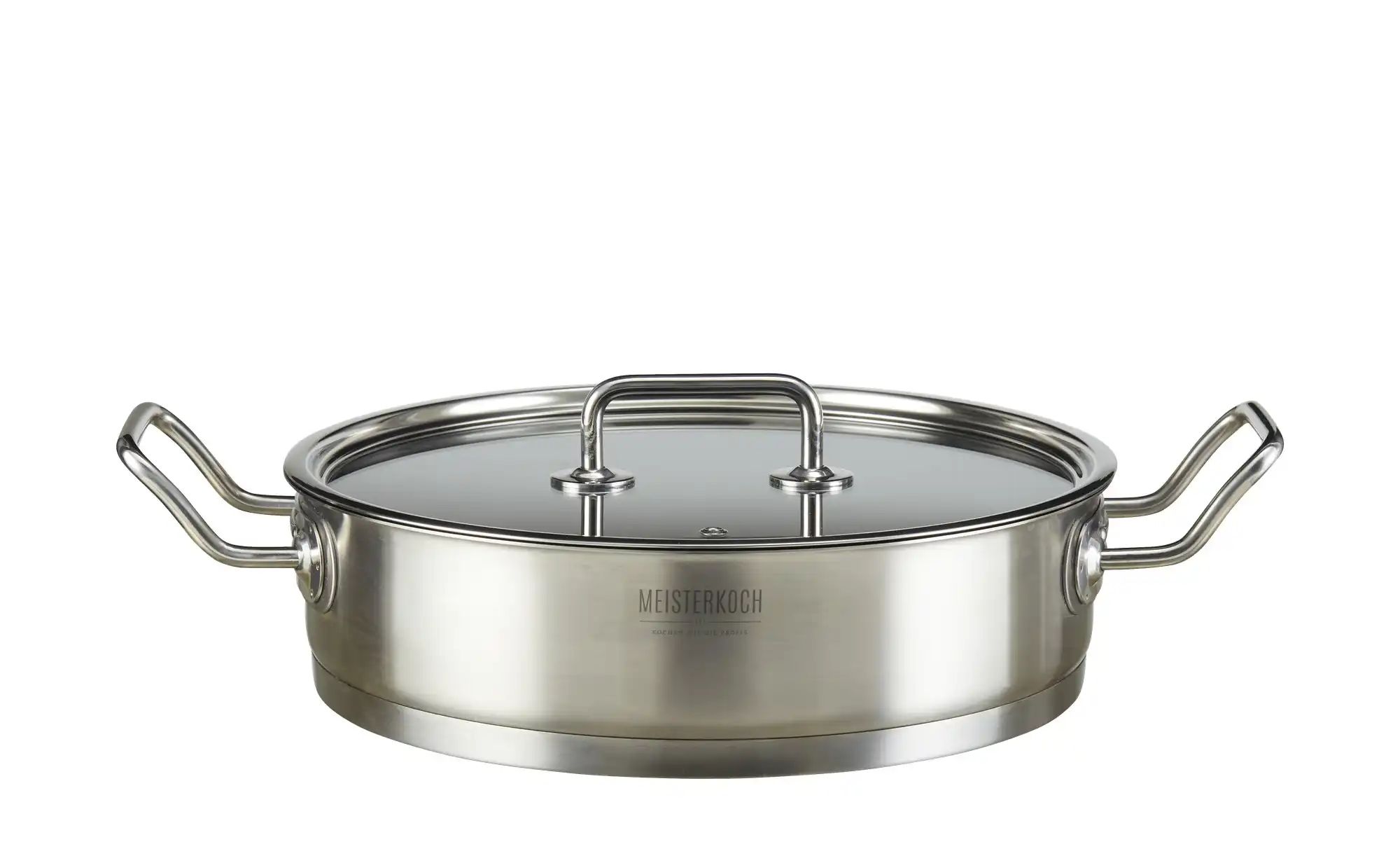Meisterkoch Servierpfanne 28 cm  MODUS ¦ silber ¦ Edelstahl ¦ Maße (cm): H: günstig online kaufen