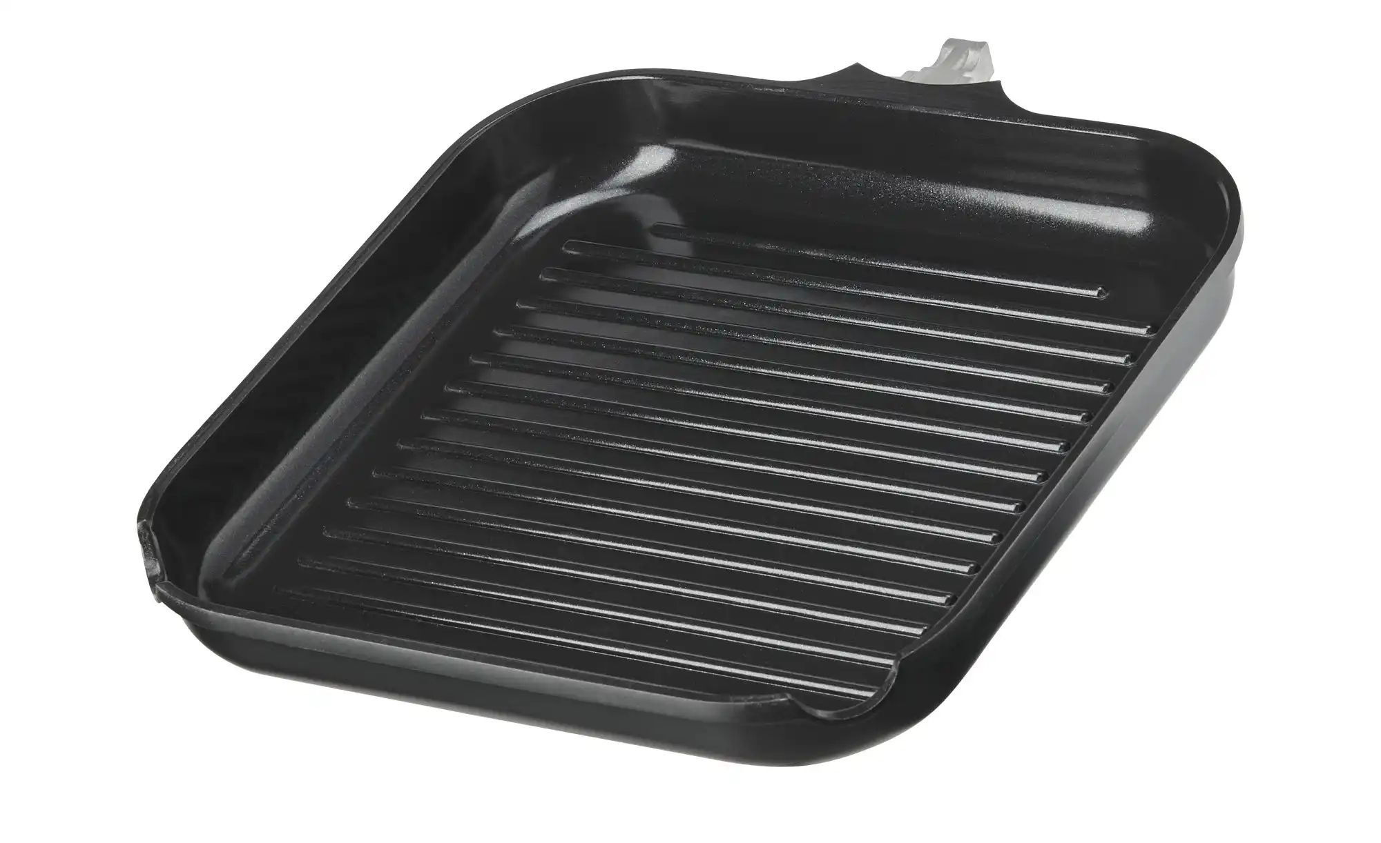 KHG Grillpfanne   ¦ schwarz ¦ Aluminium ¦ Maße (cm): B: 28 H: 4,3 T: 28.0 T günstig online kaufen