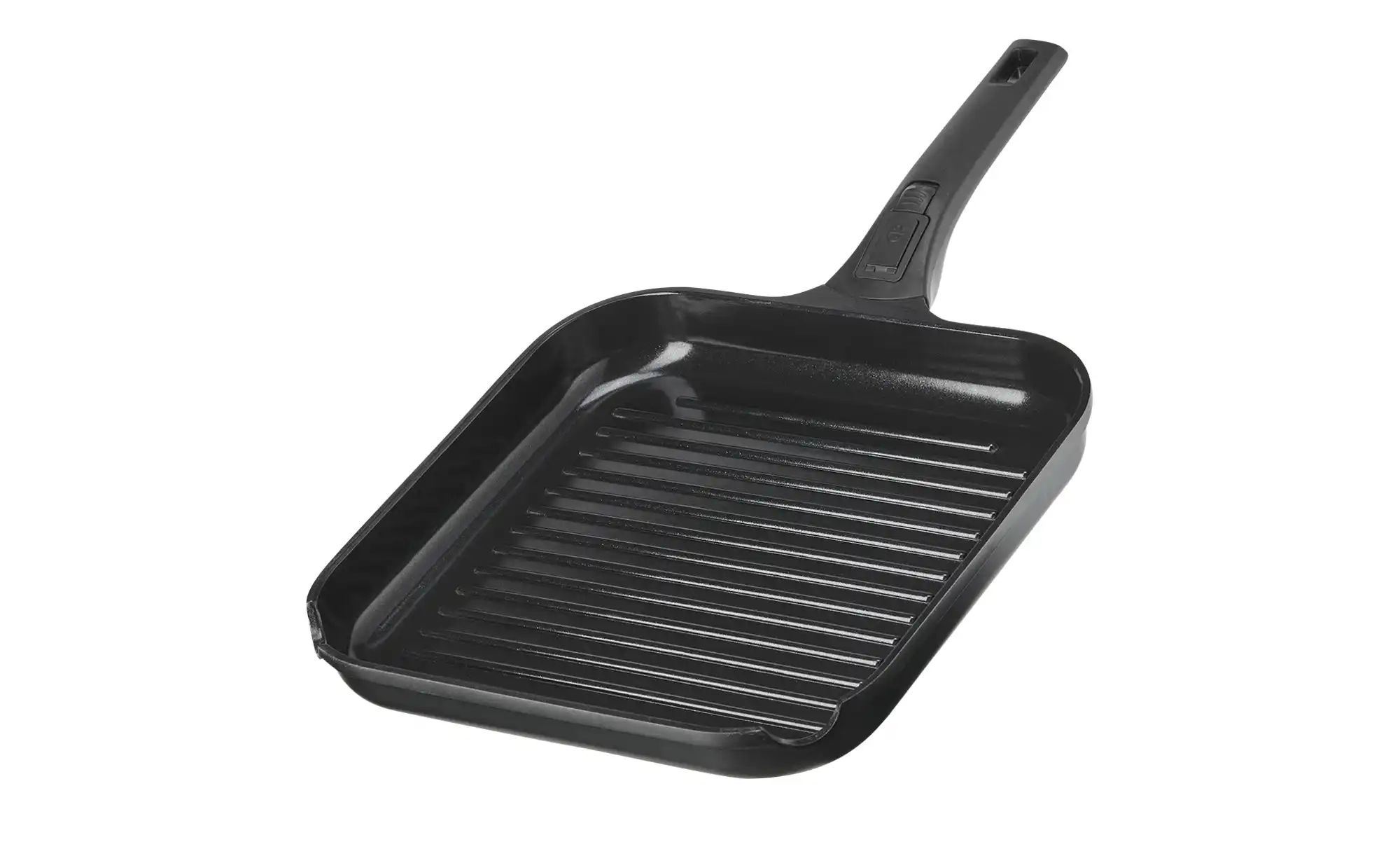 KHG Grillpfanne   ¦ schwarz ¦ Aluminium ¦ Maße (cm): B: 28 H: 4,3 T: 28.0 T günstig online kaufen