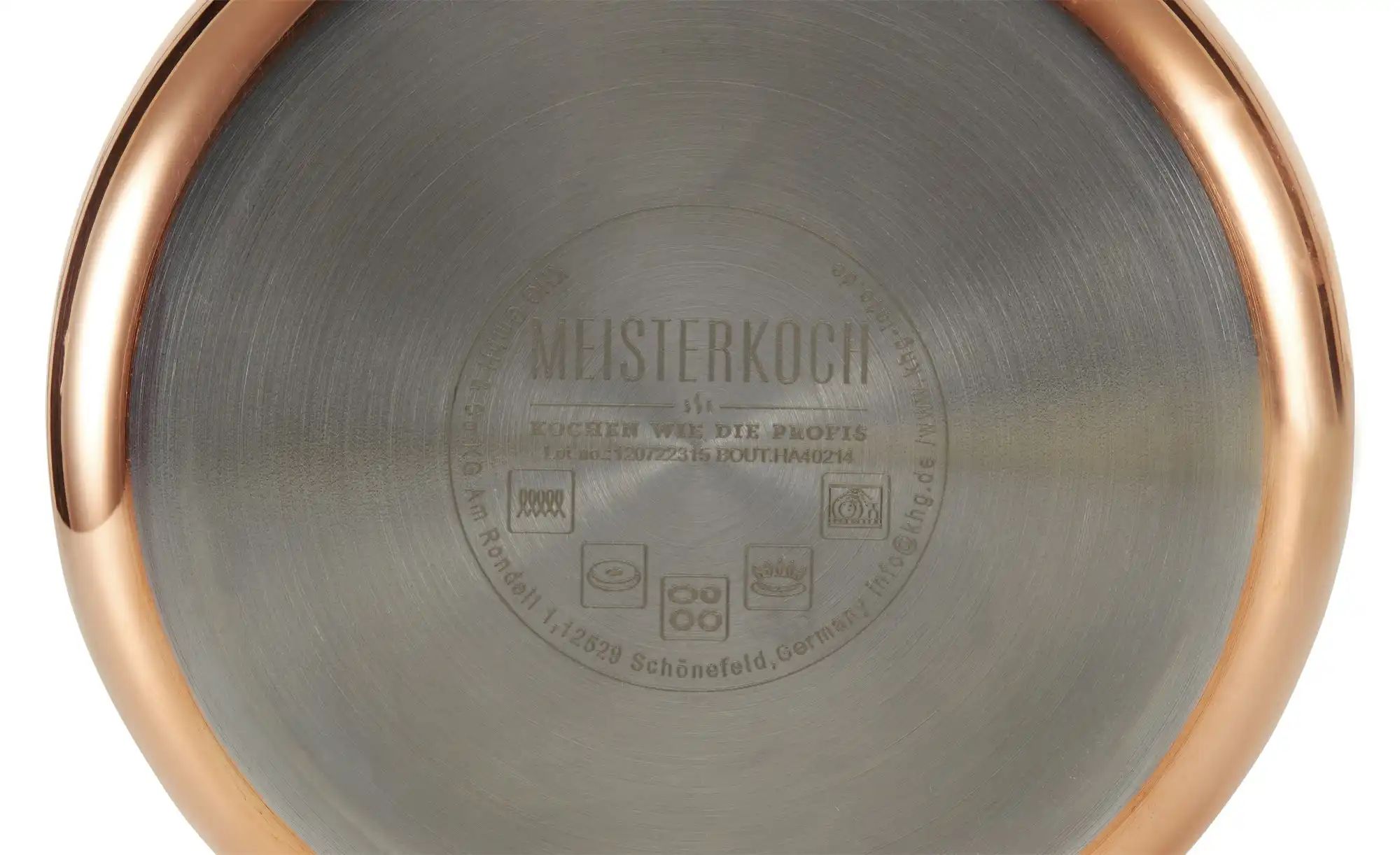 Thumbnail - Meisterkoch Kasserolle  MAGNUS ¦ kupfer ¦ Edelstahl,Kupfer ¦ Maße (cm): H: 9  Ø: 16 Töpfe & Pfannen & Zubehör > Töpfe - ...