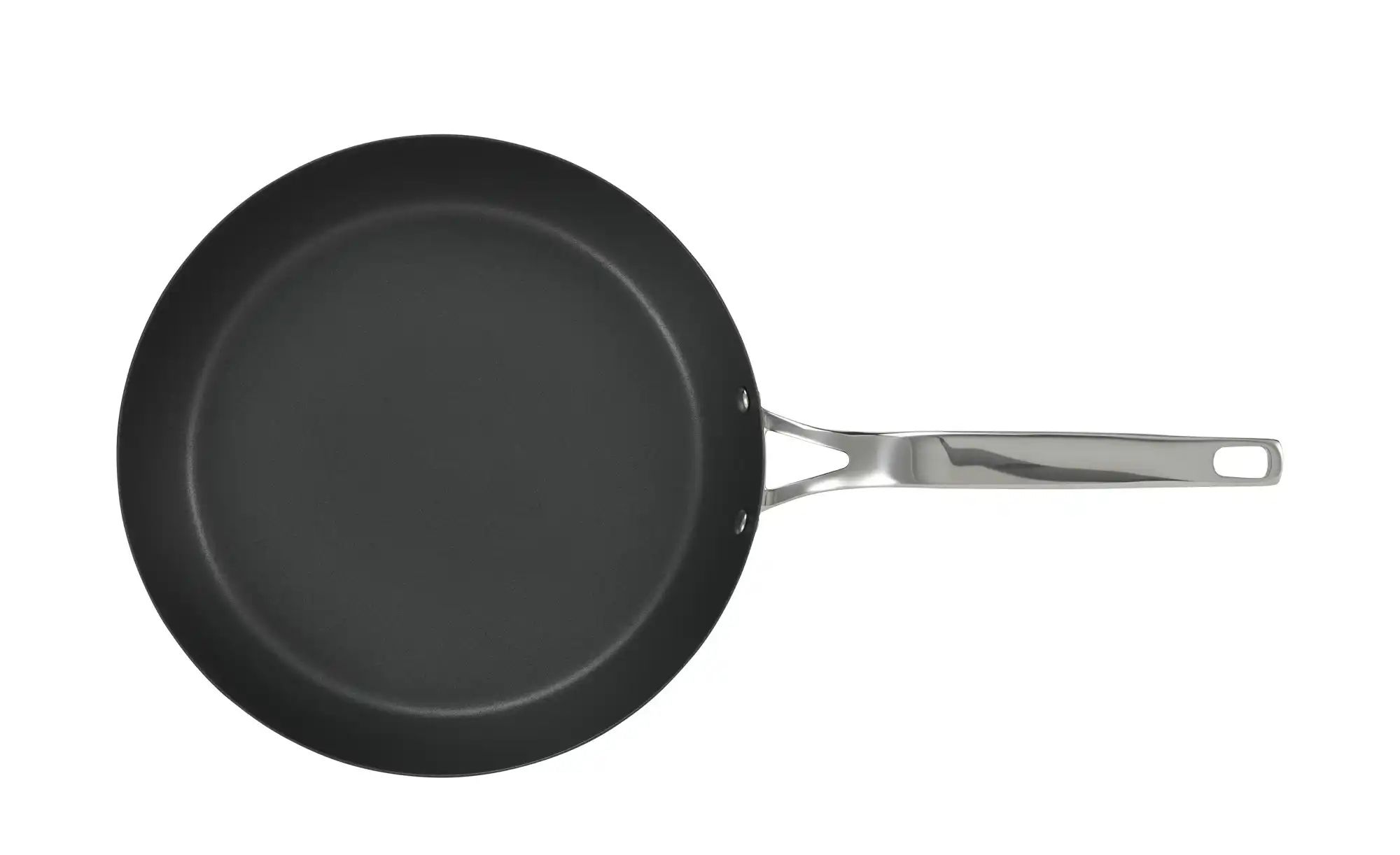 Meisterkoch Pfanne  LOTUS ¦ schwarz ¦ Carbonstahl ¦ Maße (cm): H: 4,5  Ø: 2 günstig online kaufen