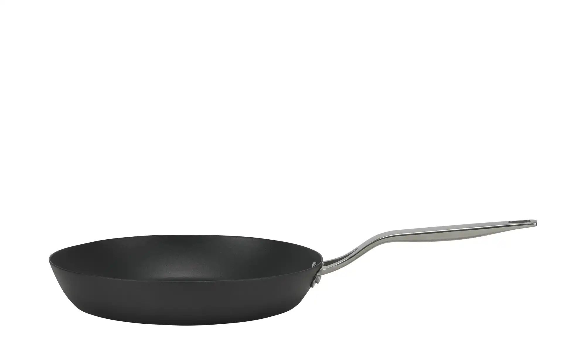 Meisterkoch Pfanne  LOTUS ¦ schwarz ¦ Carbonstahl ¦ Maße (cm): H: 4,5  Ø: 2 günstig online kaufen