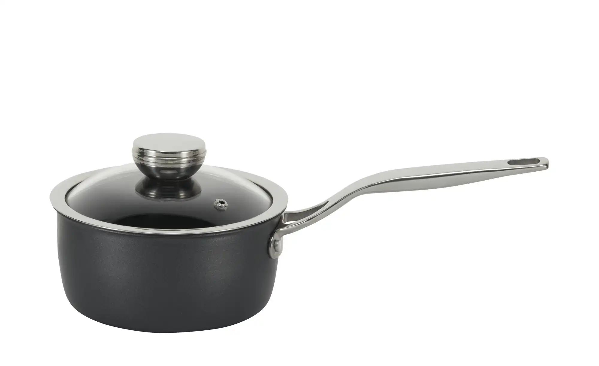 Meisterkoch Kasserolle  LOTUS ¦ schwarz ¦ Carbonstahl ¦ Maße (cm): H: 8  Ø: günstig online kaufen