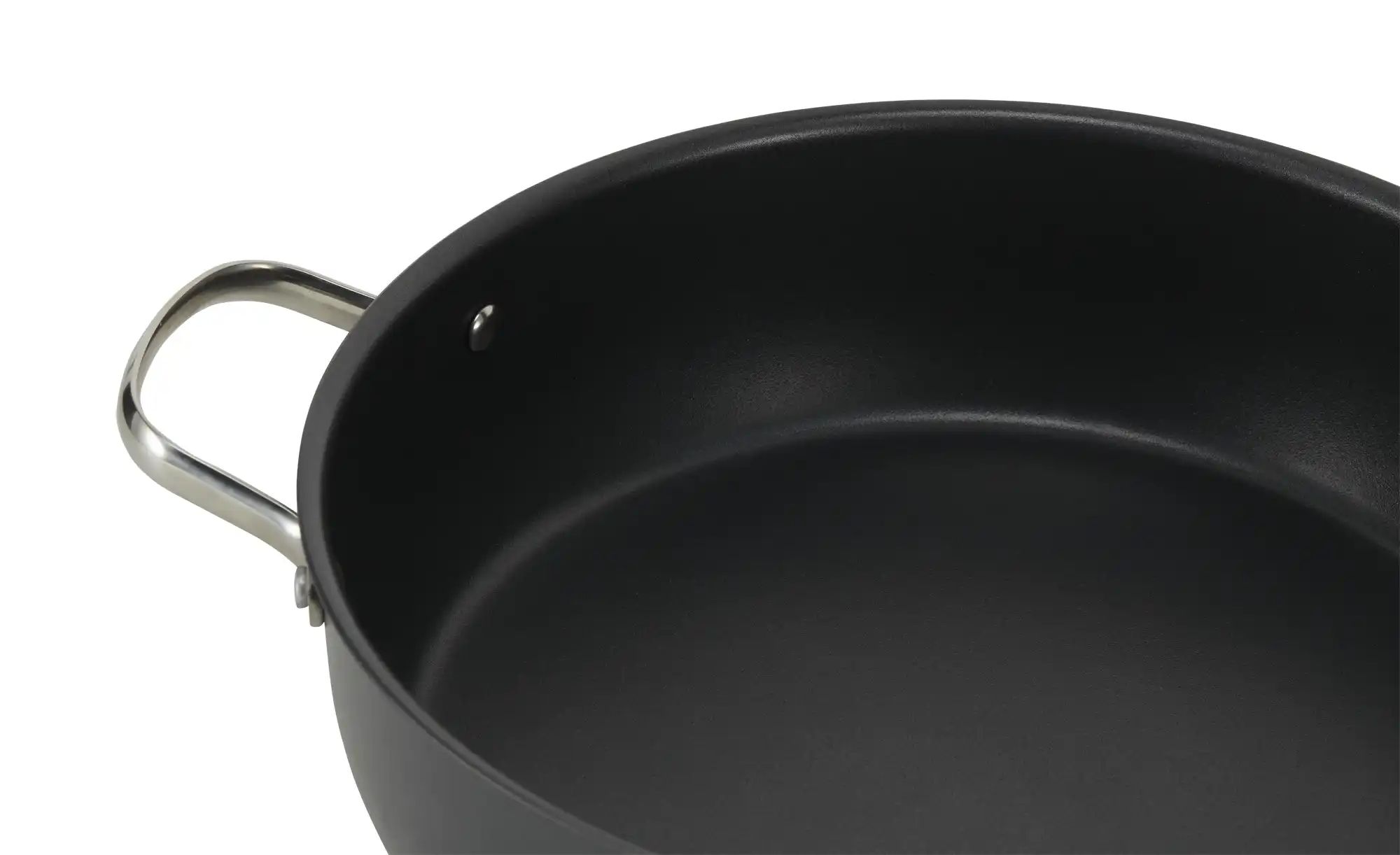 Thumbnail - Meisterkoch Servierpfanne  LOTUS ¦ schwarz ¦ Carbonstahl ¦ Maße (cm): H: 8  Ø: 28 Töpfe & Pfannen & Zubehör > Pfannen > ...