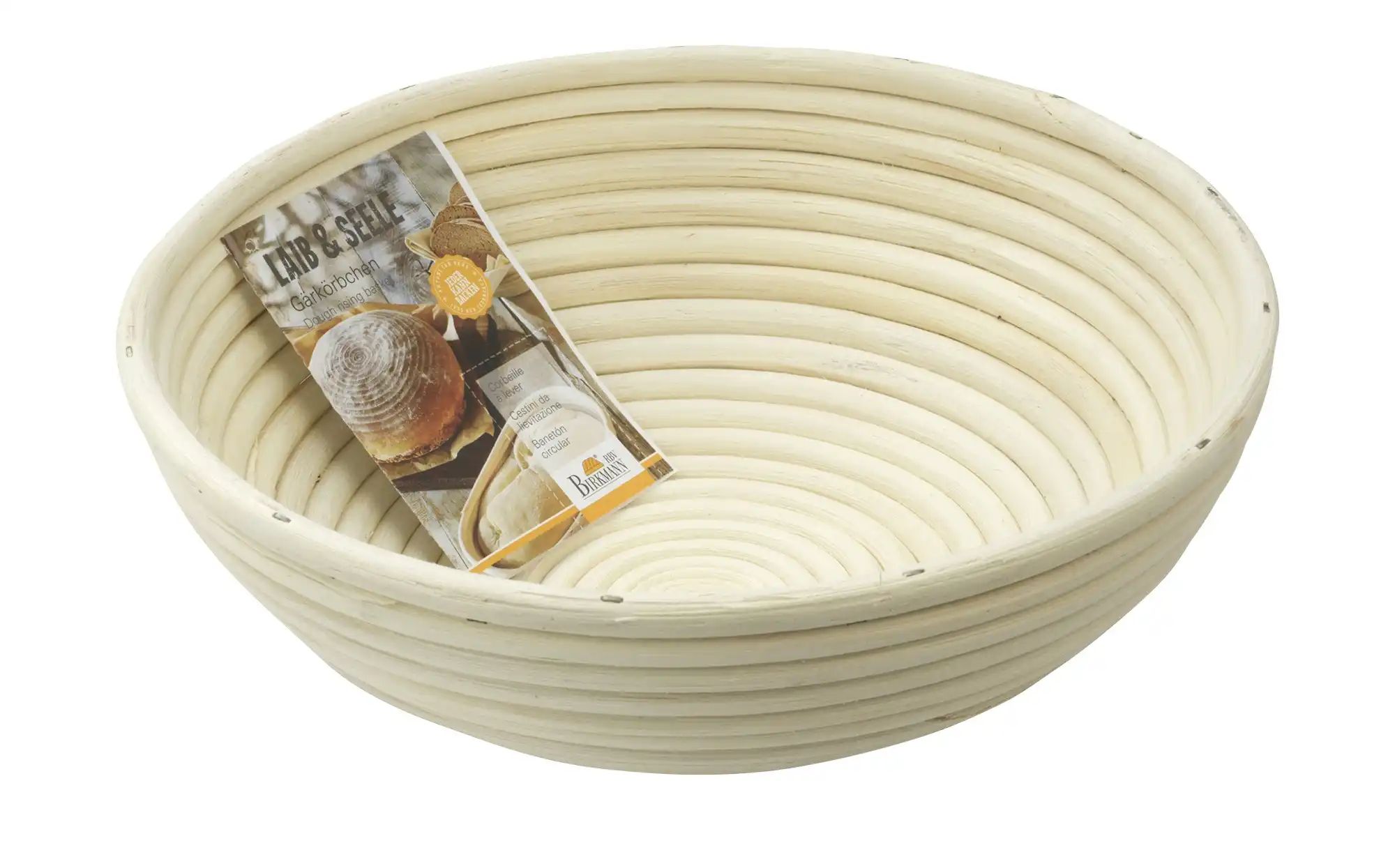 Birkmann Gärkörbchen  Laib & Seele ¦ beige ¦ Seegras ¦ Maße (cm): H: 8,5  Ø günstig online kaufen