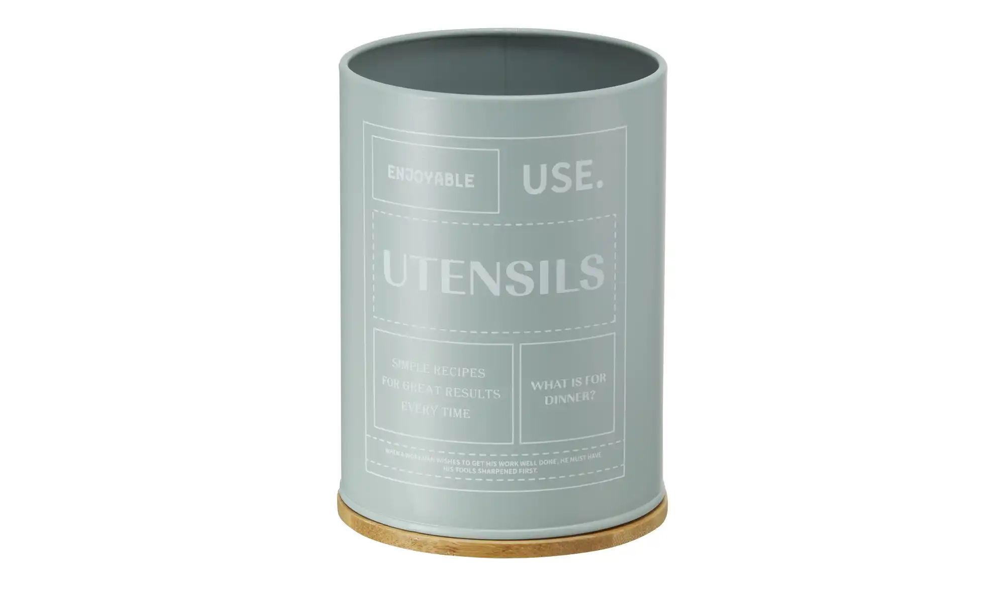for friends Utensilienhalter   ¦ grün ¦ Metall ¦ Maße (cm): H: 16,4  Ø: 11 günstig online kaufen
