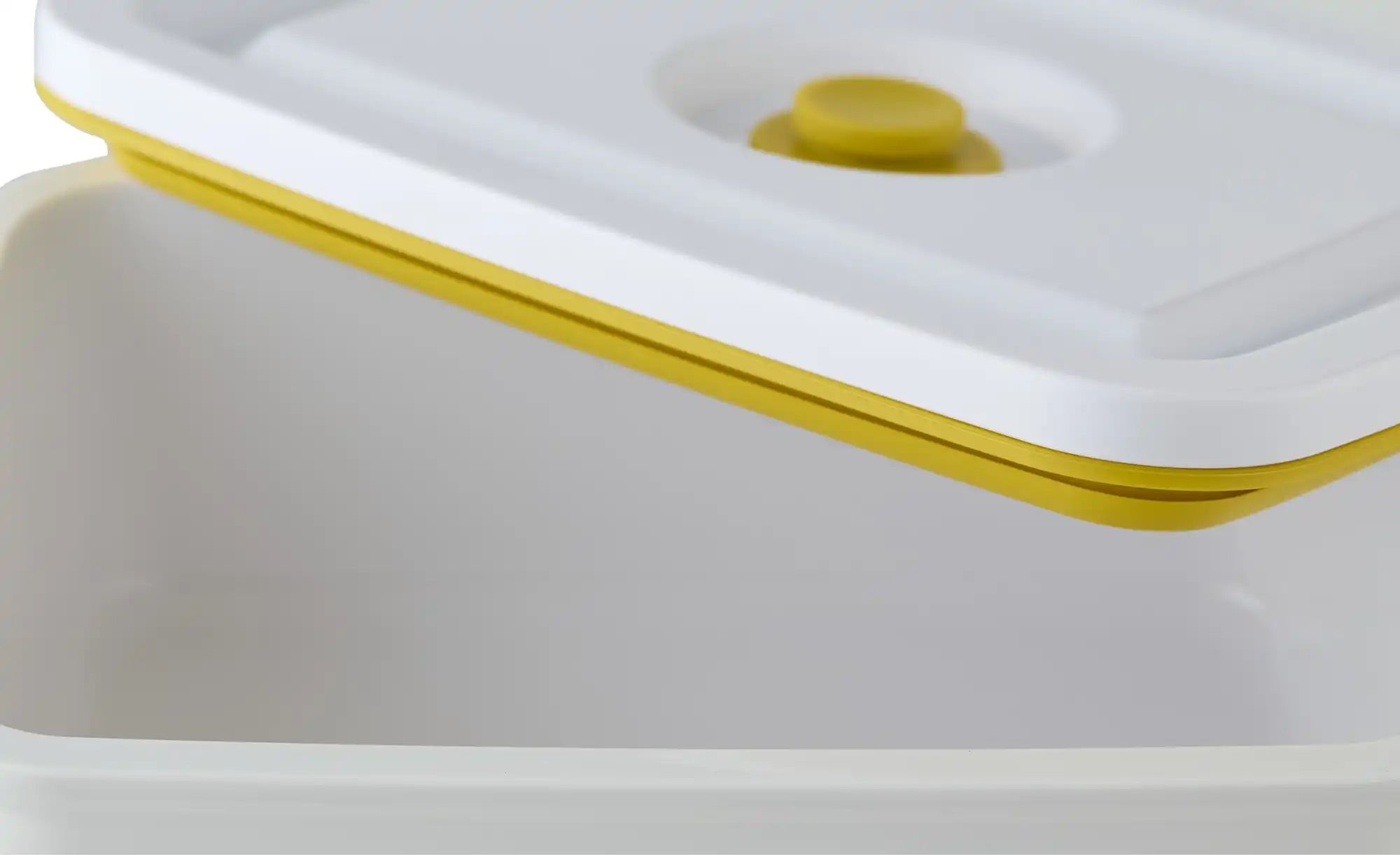 KHG Behälterset   ¦ weiß ¦ Kunststoff,Silikon ¦ Maße (cm): B: 22,67 H: 10,1 günstig online kaufen