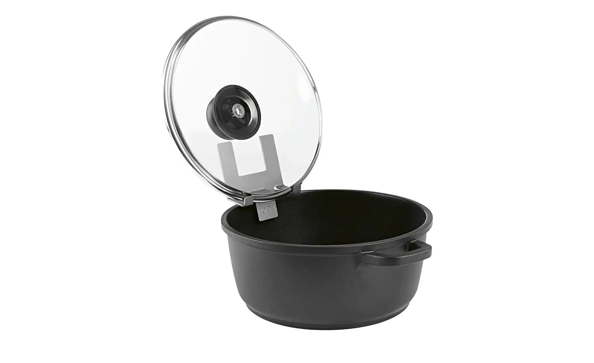 Topfdeckelhalter  Topfi  silber  Edelstahl  Maße (cm): B: 12 H: 4 | 04270004307108