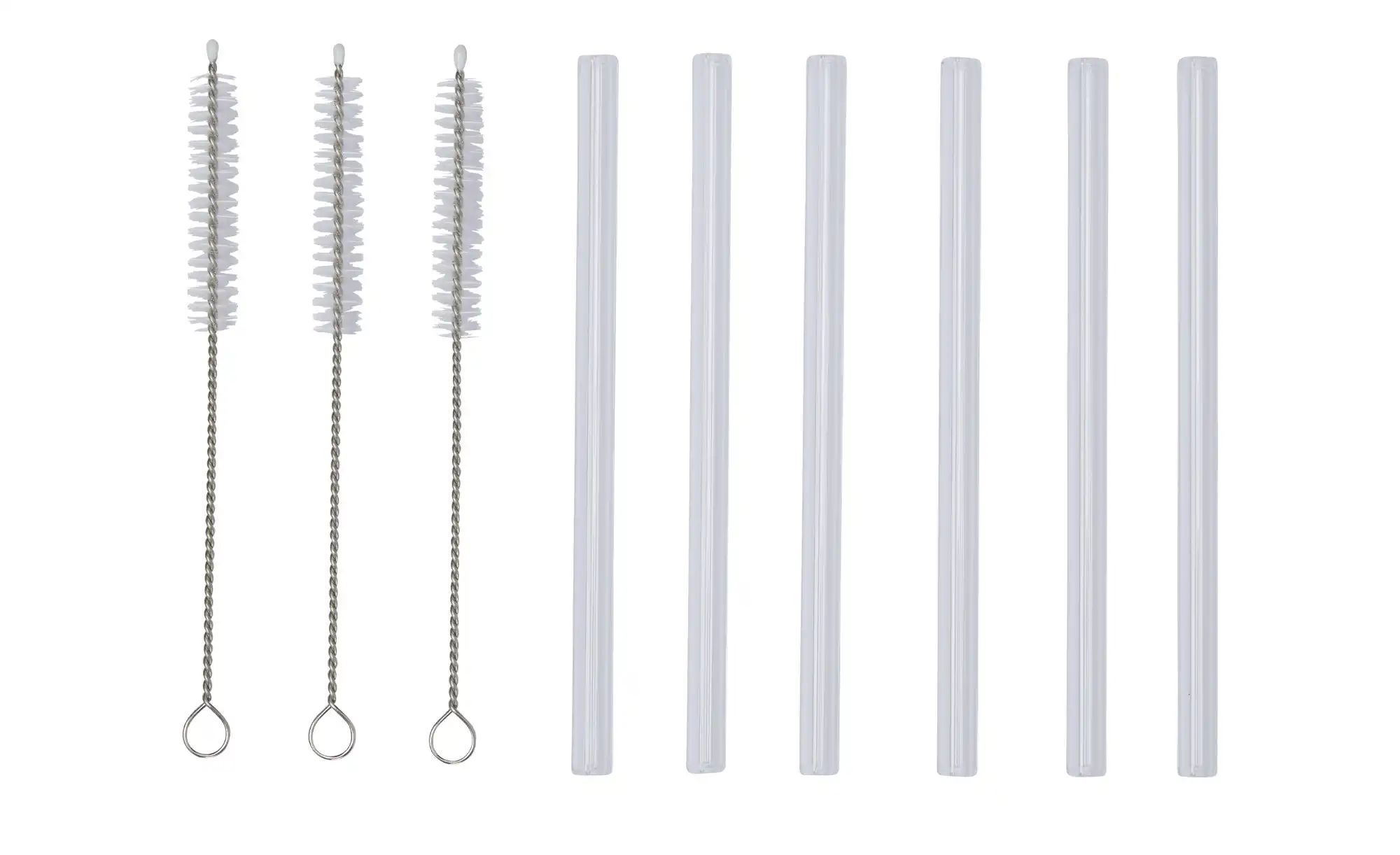 Peill+Putzler Glas-Trinkhalm-Set   ¦ transparent/klar ¦ Glas Ø: 0.8 Küchenz günstig online kaufen