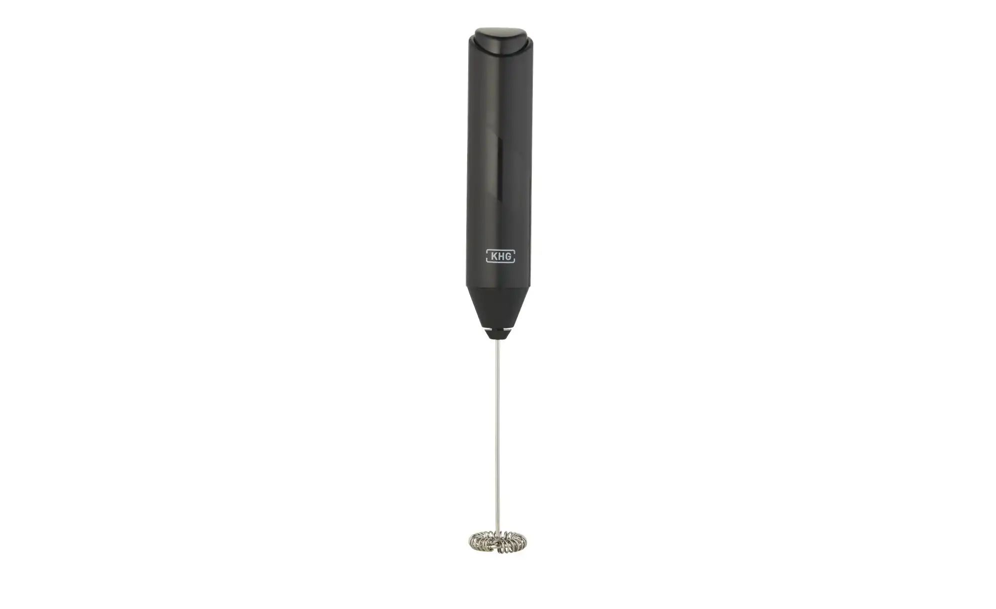 KHG Milchaufschäumer   ¦ schwarz ¦ Edelstahl,Kunststoff ¦ Maße (cm): B: 3,5 günstig online kaufen