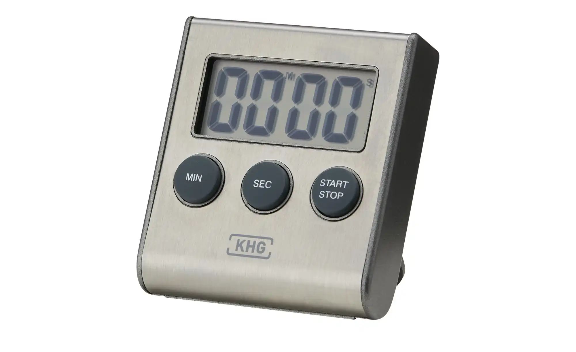 KHG Digital-Timer   ¦ silber ¦ Kunststoff ¦ Maße (cm): B: 7 H: 1,7 Küchenzu günstig online kaufen