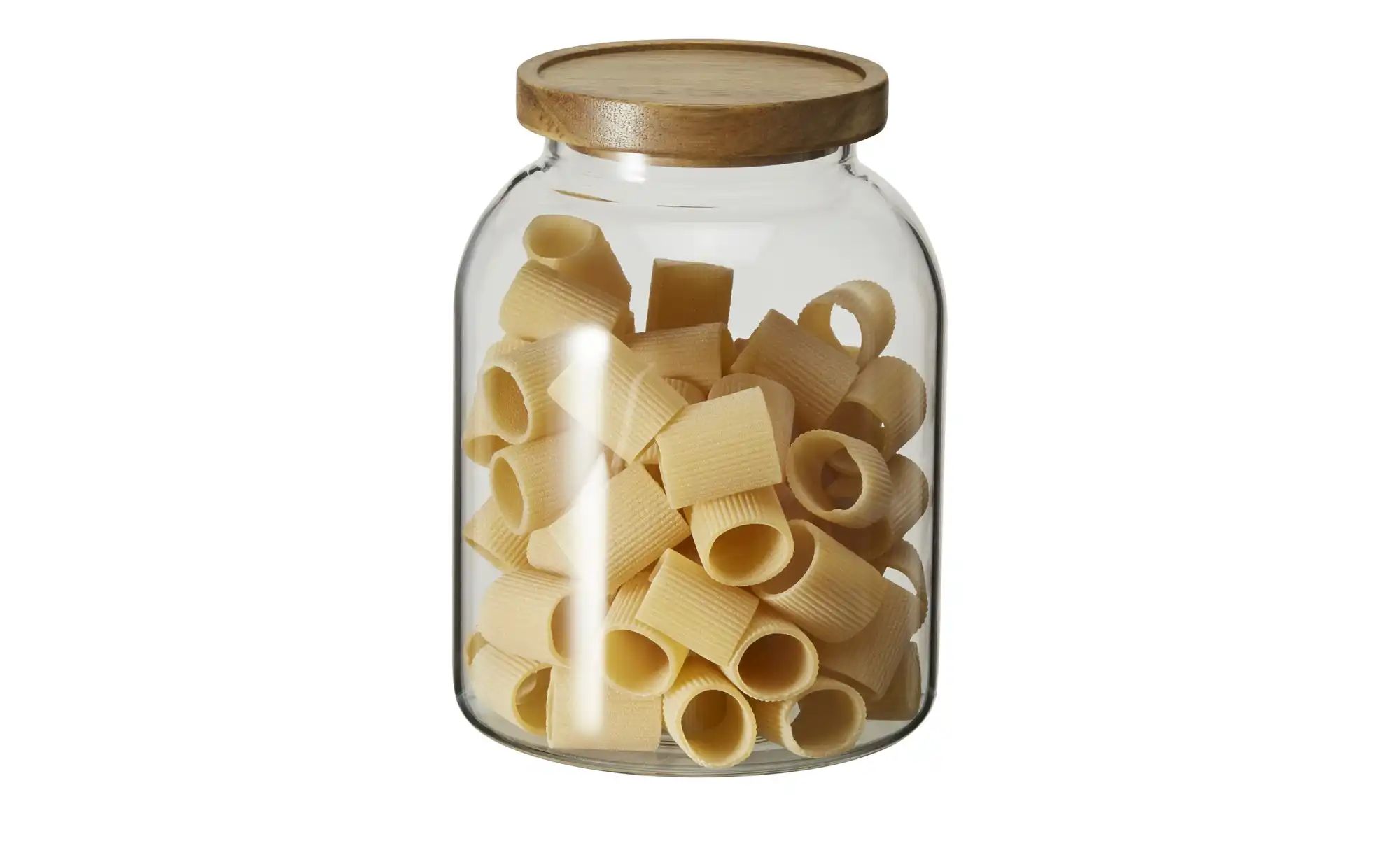 Thumbnail - Gray & Jones Aufbewahrungsglas ¦ transparent/klar ¦ Glas,Holz ¦ Maße (cm): H: 18,9 Ø: 14 Küchenzubehör & Helfer > Küc...