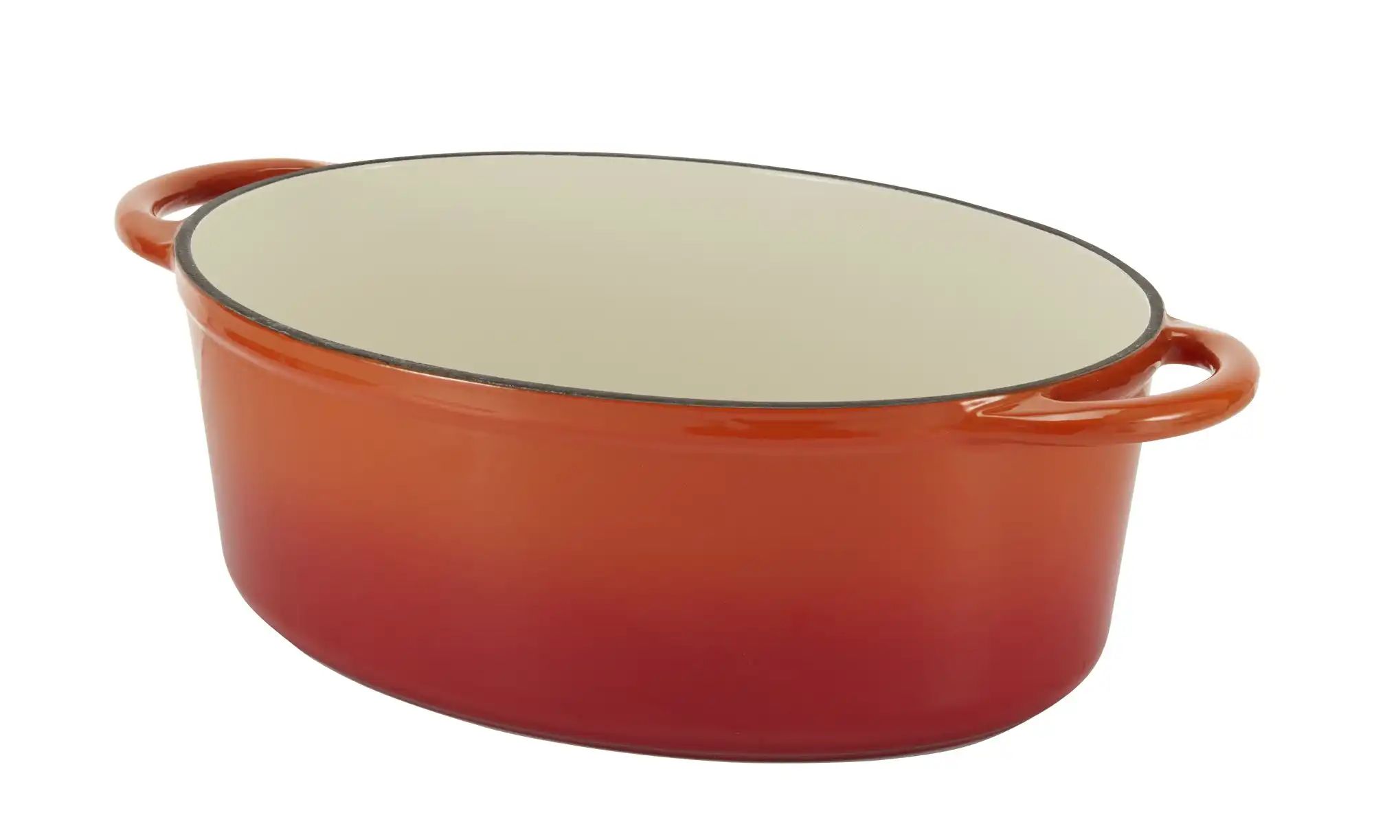 Meisterkoch Bräter  OPUS ¦ orange ¦ Gußeisen ¦ Maße (cm): B: 38 H: 14 Töpfe günstig online kaufen