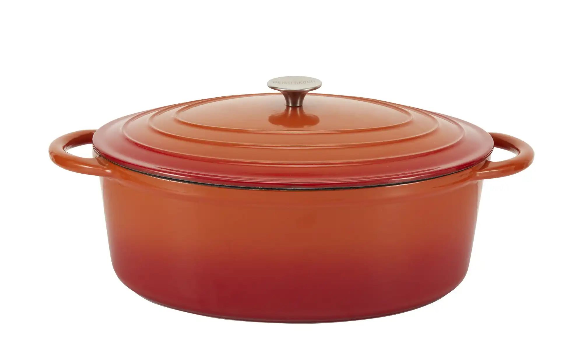 Meisterkoch Bräter  OPUS ¦ orange ¦ Gußeisen ¦ Maße (cm): B: 38 H: 14 Töpfe günstig online kaufen