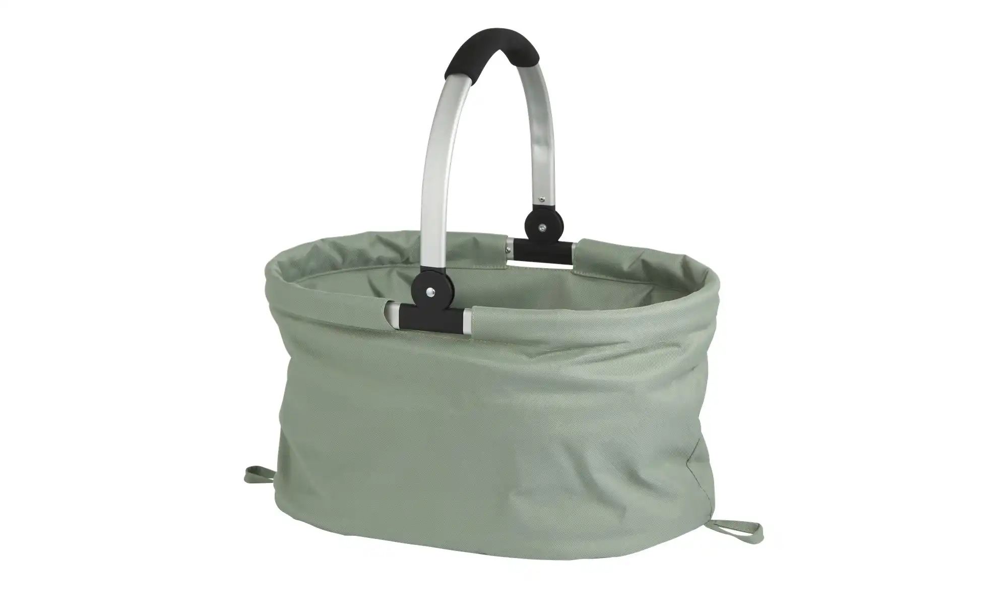 KHG Einkaufskorb    ¦ grün ¦ Polyester ¦ Maße (cm): B: 32 H: 42 Aufbewahrun günstig online kaufen