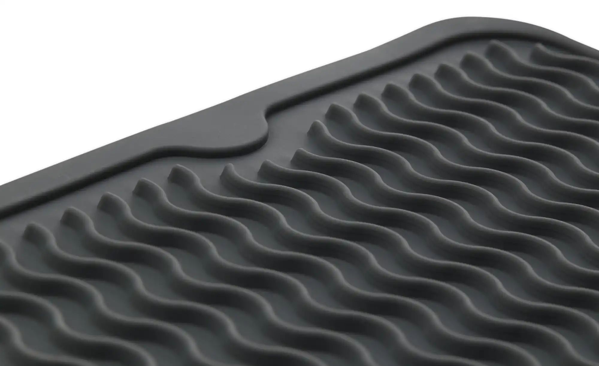 Thumbnail - KHG Abtropfmatte   ¦ grau ¦ Silikon ¦ Maße (cm): B: 25 Küchenzubehör & Helfer > Besteckkästen & Geschirrabtropfer - Höff...