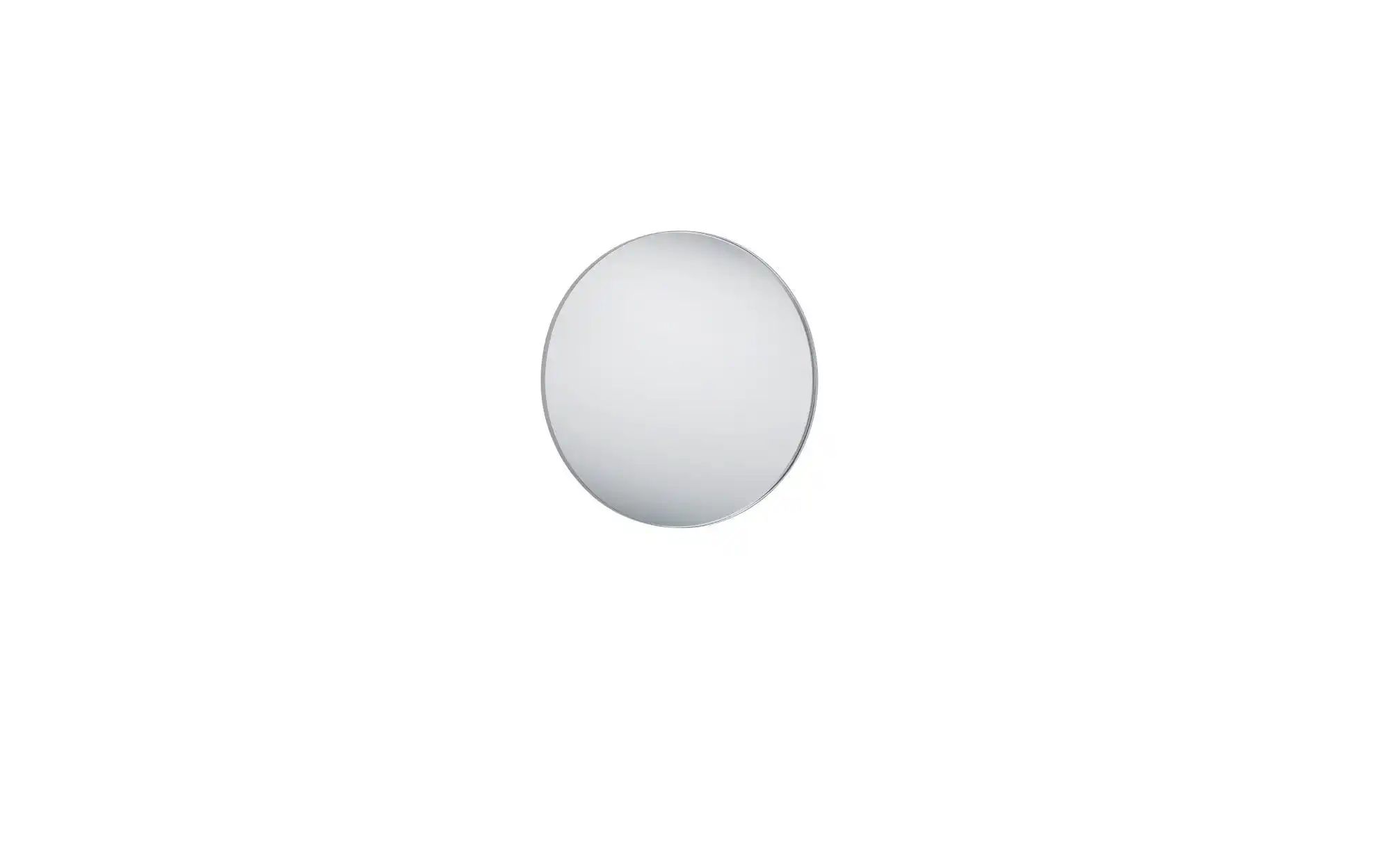 Spiegel 80 cm Britney ¦ silber ¦ Metall ¦ Maße (cm): B: 2,8  Ø: 80 Accessoi günstig online kaufen