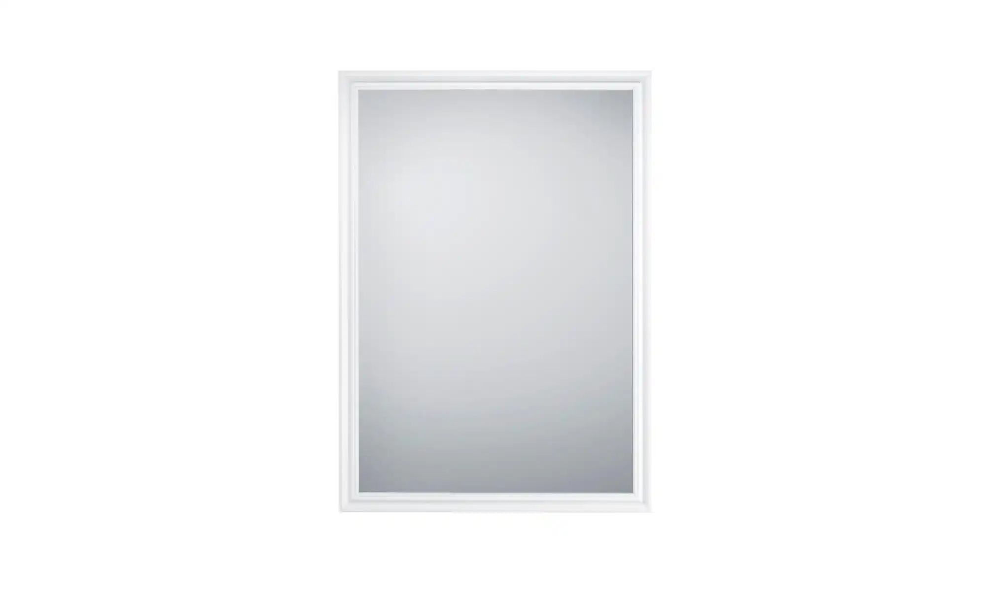 Spiegel 50 x 70 cm Frieda ¦ weiß ¦ Kunststoff ¦ Maße (cm): B: 50 H: 70 T: 1 günstig online kaufen