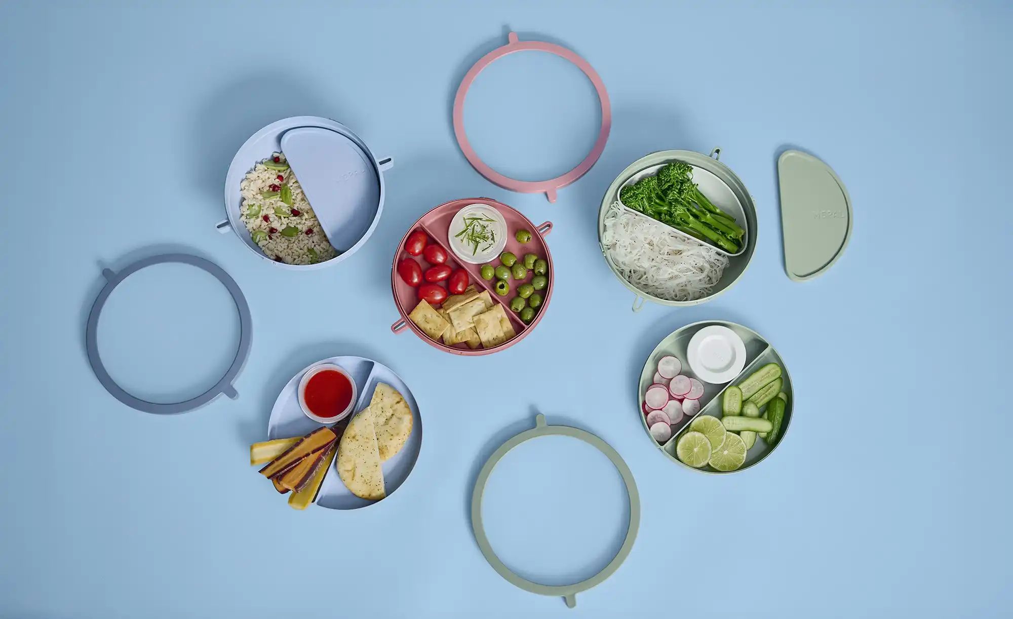 Thumbnail - Mepal Bento-Lunchbowl  VITA ¦ grün ¦ Kunststoff ¦ Maße (cm): B: 20,7 H: 8,5 Küchenzubehör & Helfer > Küchenhelfer - Höff...