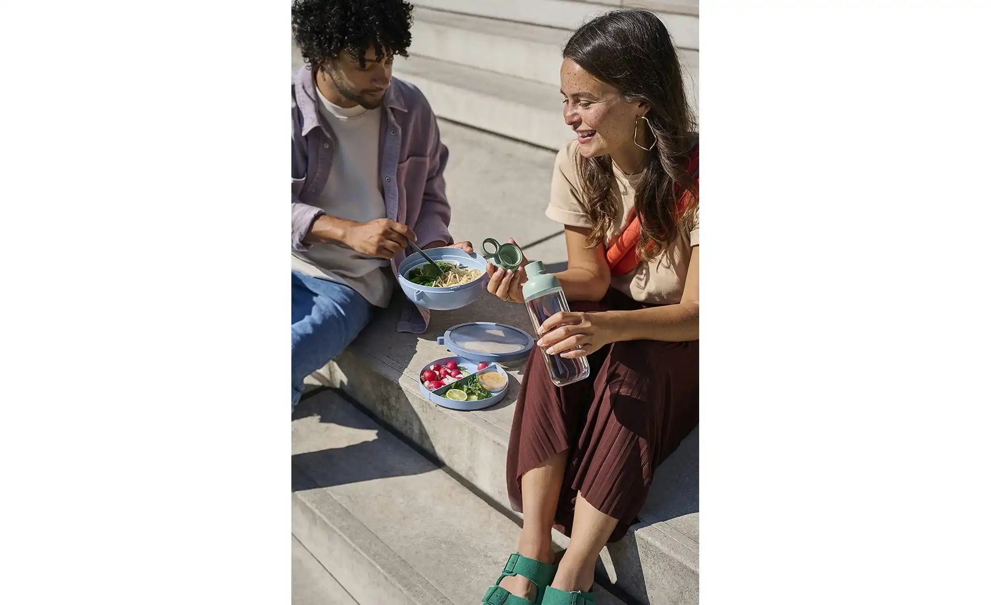 Thumbnail - Mepal Bento-Lunchbowl  VITA ¦ grün ¦ Kunststoff ¦ Maße (cm): B: 20,7 H: 8,5 Küchenzubehör & Helfer > Küchenhelfer - Höff...