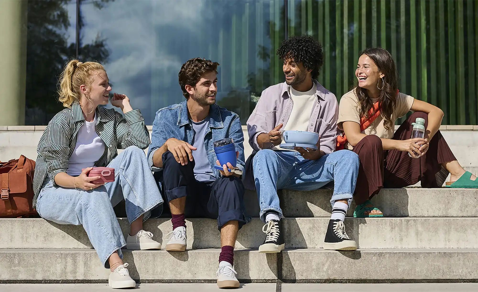 Thumbnail - Mepal Lunchbox  Take a break ¦ rosa/pink ¦ Kunststoff ¦ Maße (cm): B: 12 H: 6,5 Küchenzubehör & Helfer > Brot Aufbewahru...